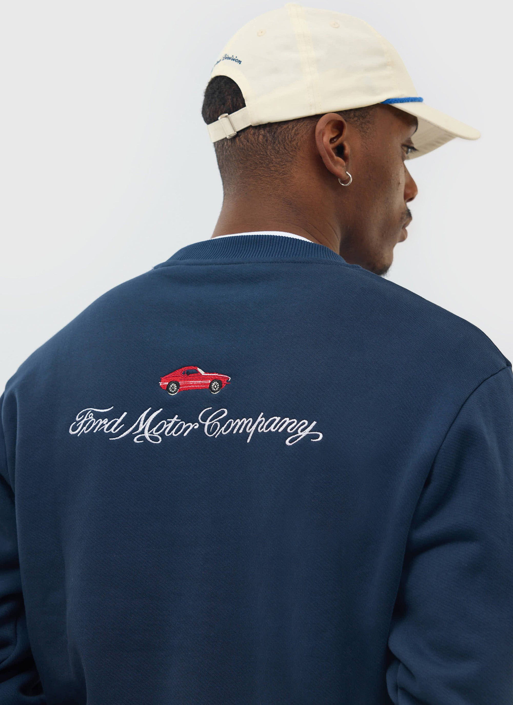1012-sweatshirt-percival-x-ford-navy-1.jpg Sweatshirt | Percival x Ford | Navy