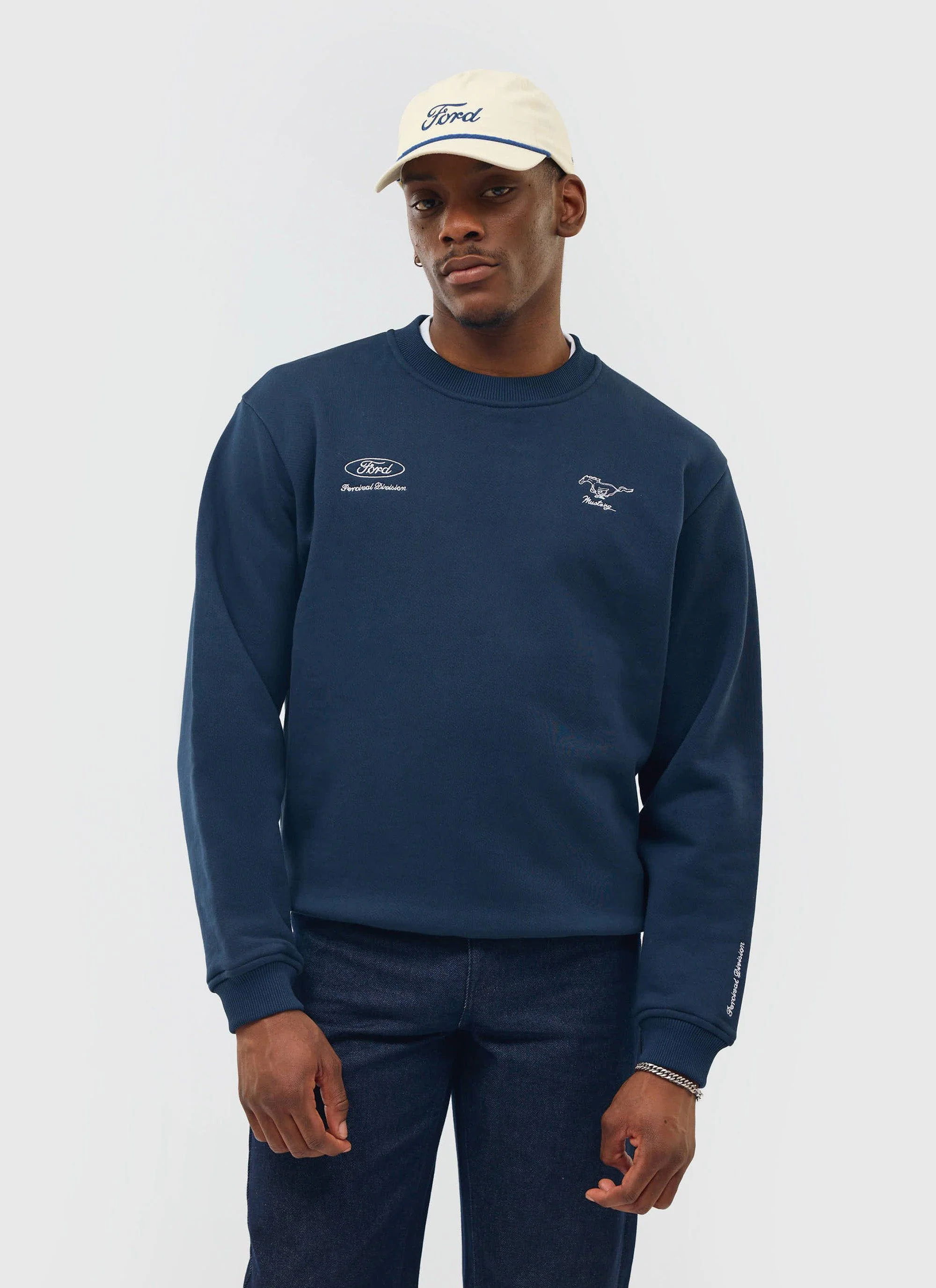 1012-sweatshirt-percival-x-ford-navy-6.webp Sweatshirt | Percival x Ford | Navy
