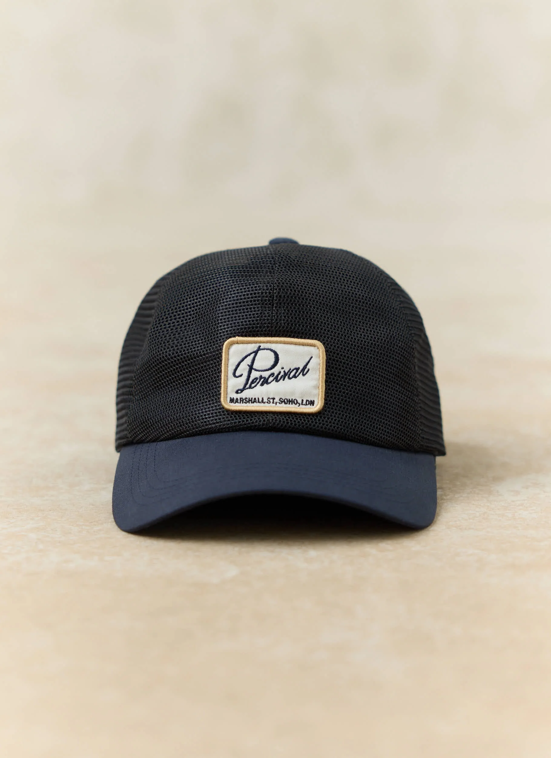 1033-damien-mesh-trucker-cap-cotton-navy-4.webp Damien Mesh Trucker Cap | Cotton | Navy