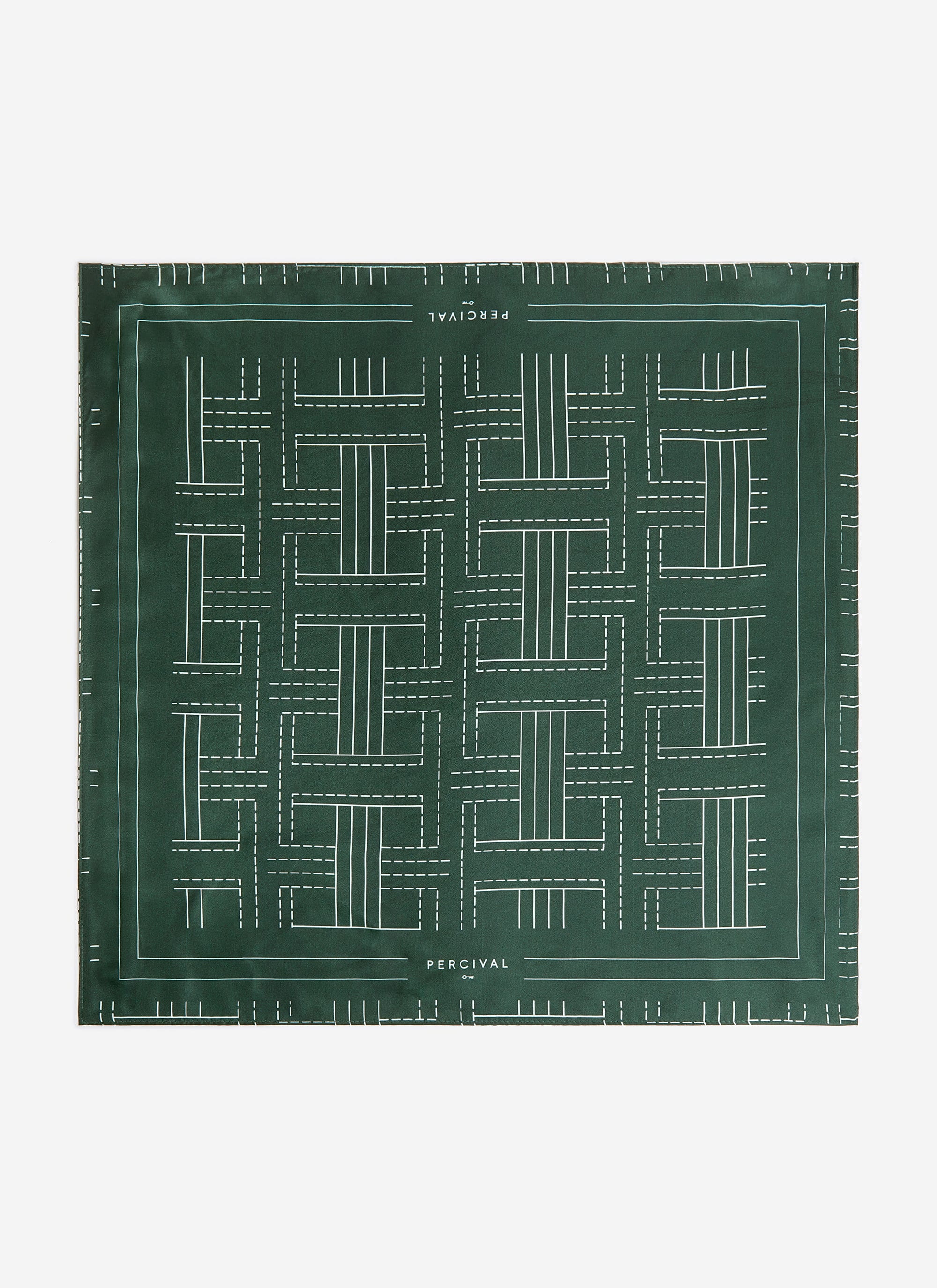 1076-sashiko-neckerchief-silk-forest-1.jpg Sashiko Neckerchief | Silk | Forest