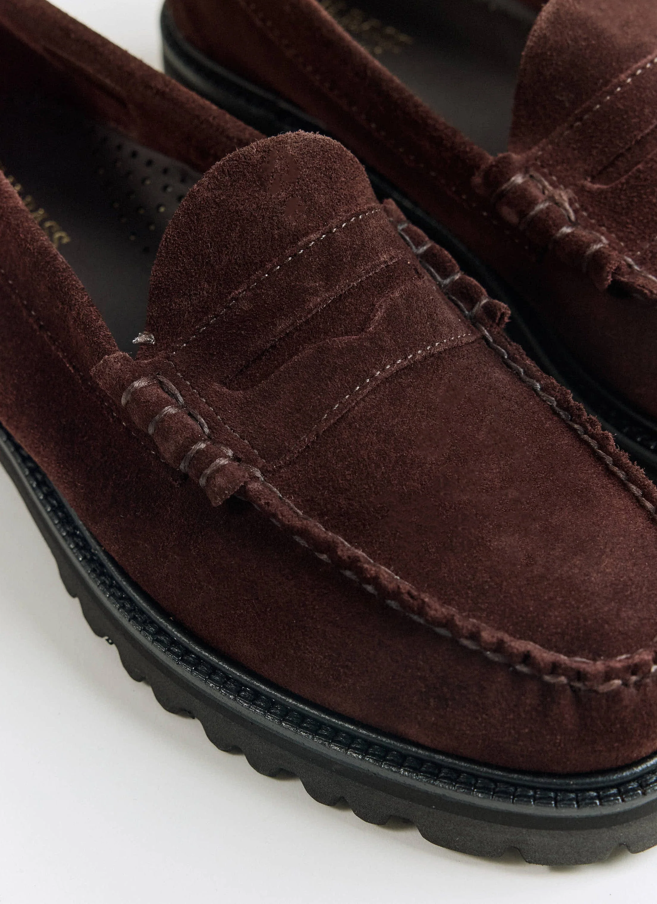 G.H.Bass | Weejun 90 Larson Loafer | Chocolate Suede