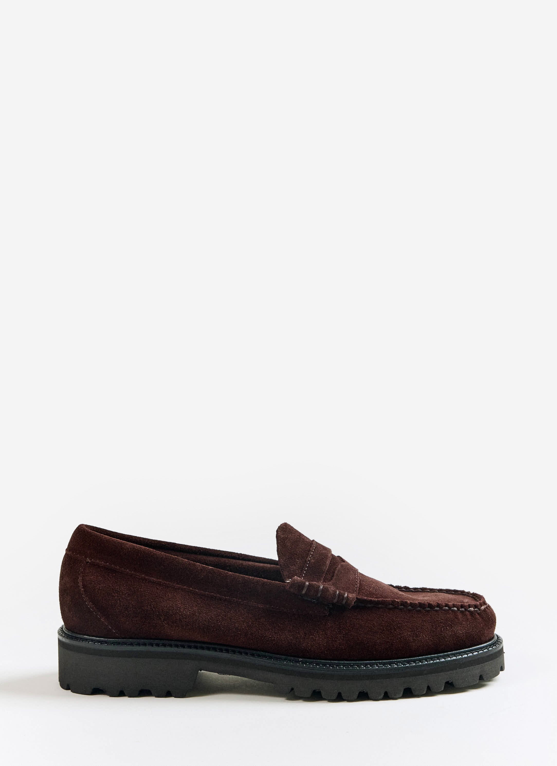 G.H.Bass | Weejun 90 Larson Loafer | Chocolate Suede