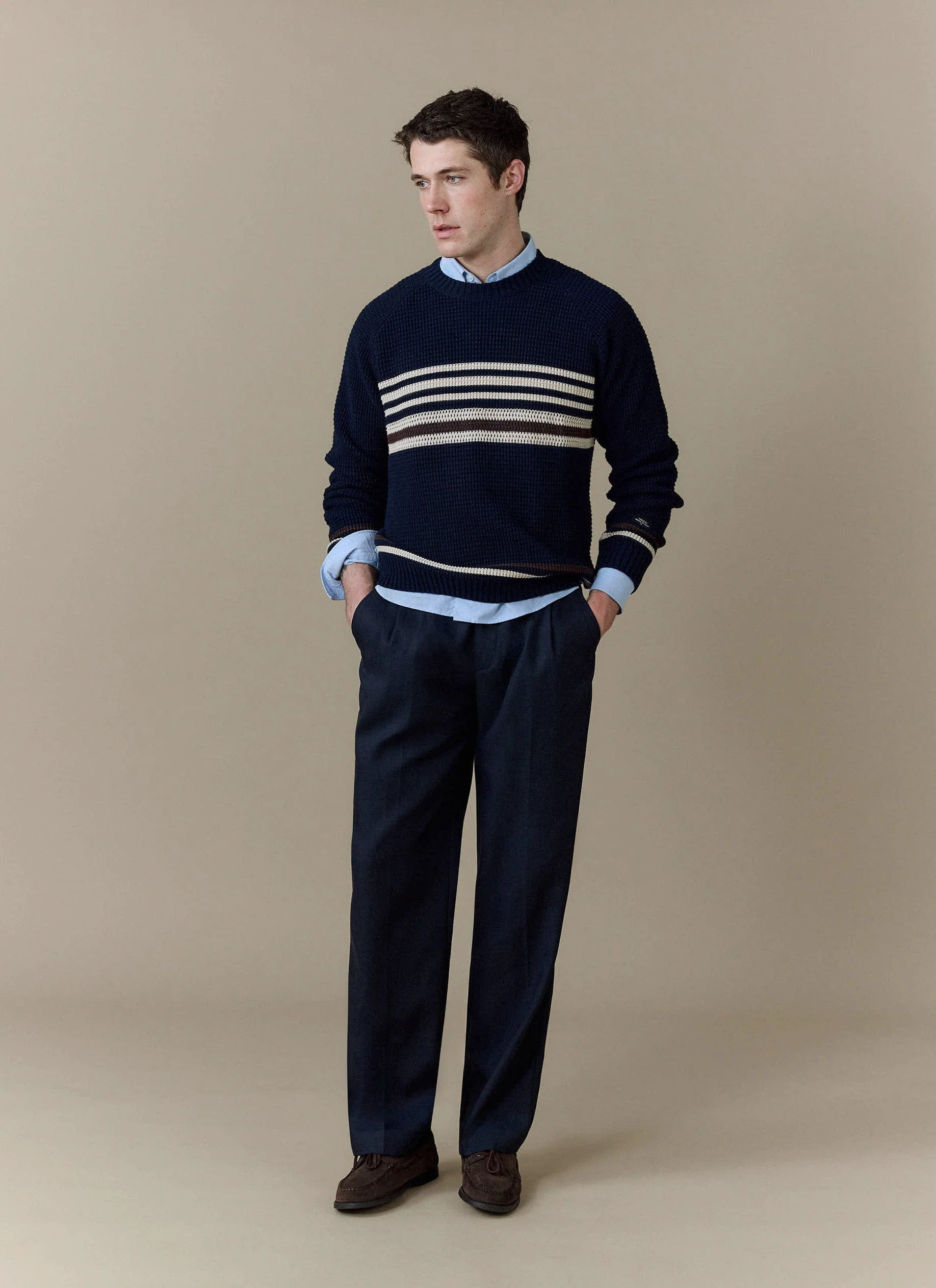 1133-sergio-crochet-jumper-cotton-navy-2.webp Sergio Crochet Jumper | Cotton | Navy