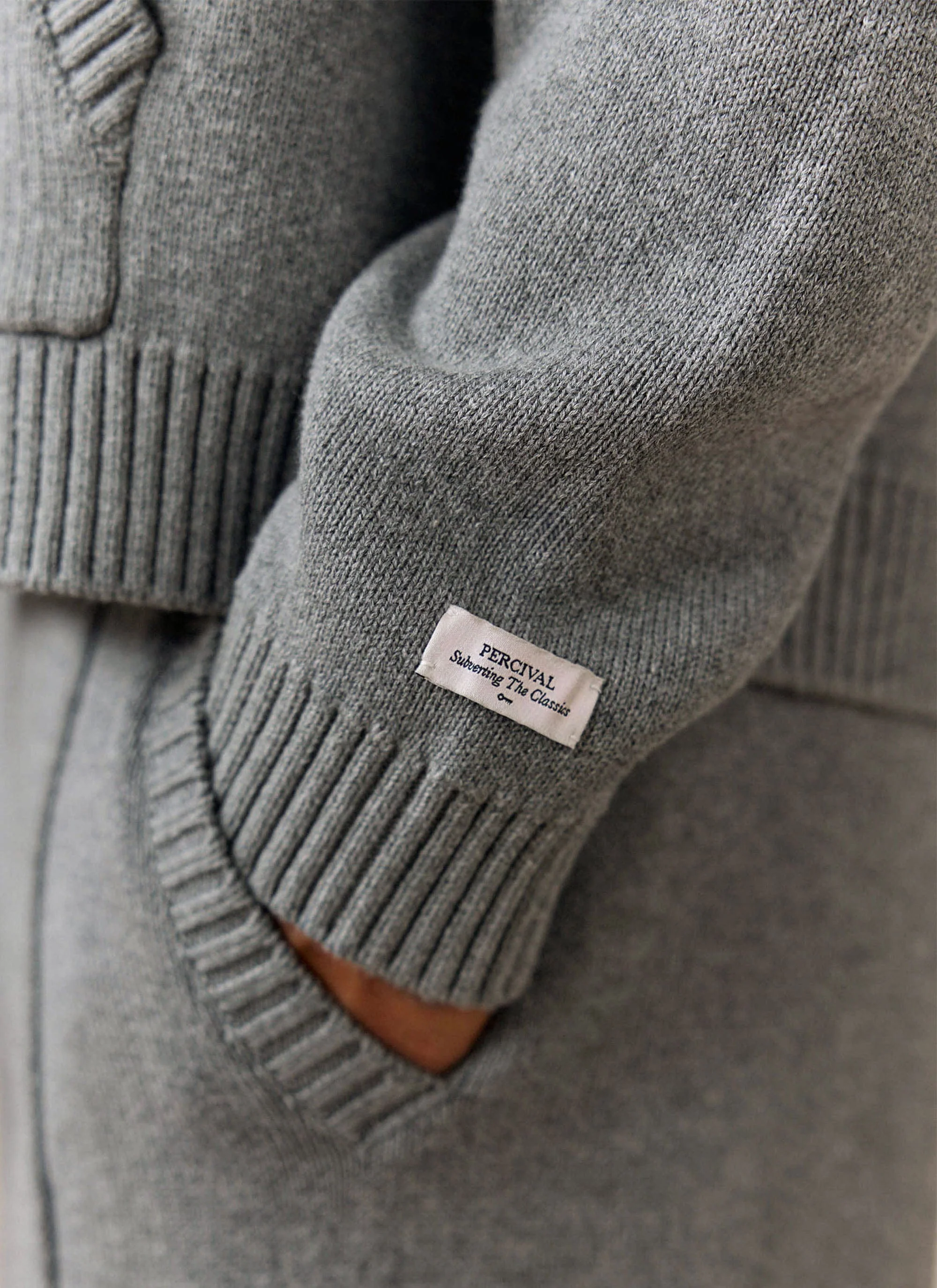 1140-chronicle-knitted-hoodie-cotton-grey-2.webp Chronicle Knitted Hoodie | Cotton | Grey
