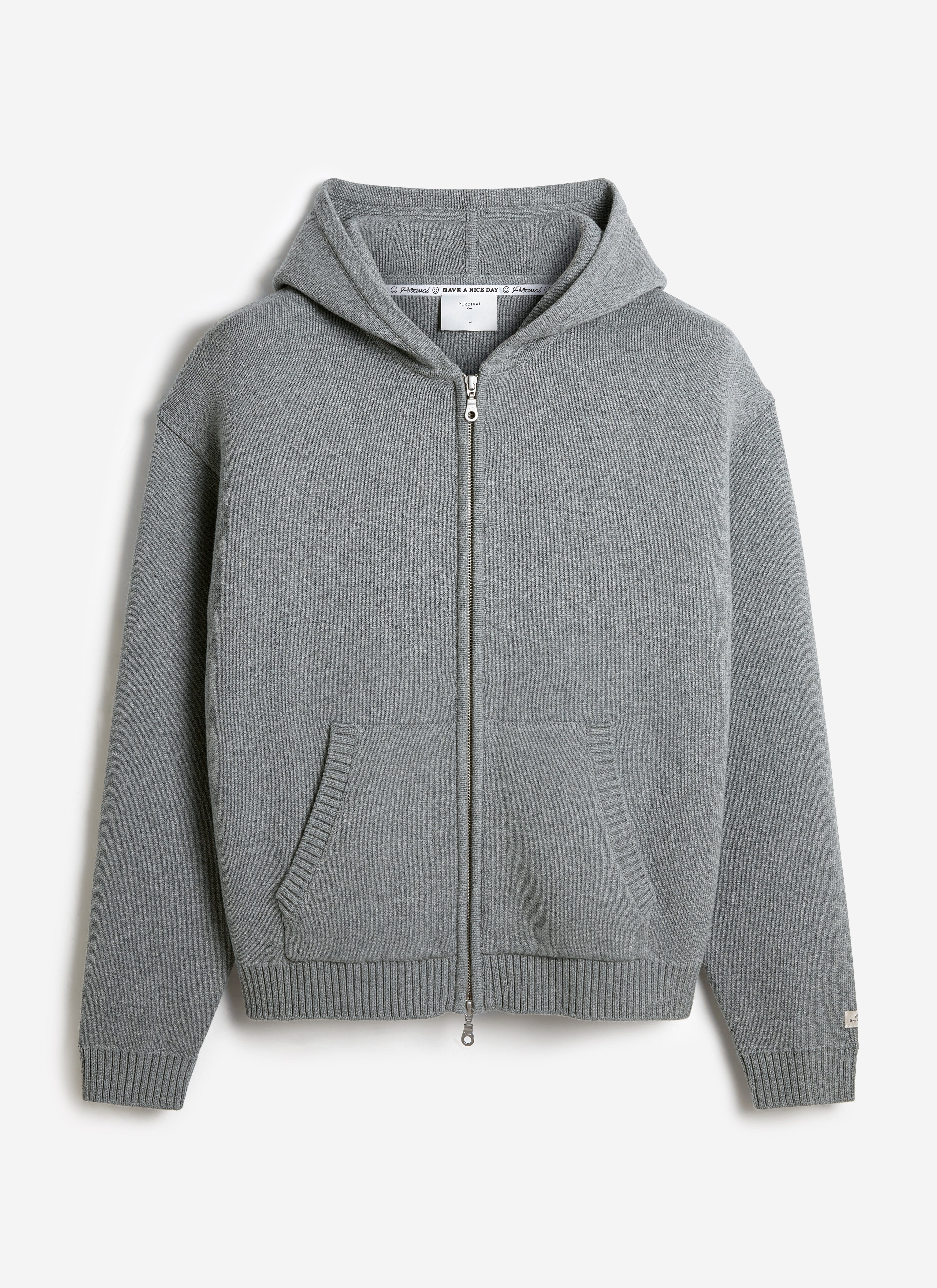 1140-chronicle-knitted-hoodie-cotton-grey-8.jpg Chronicle Knitted Hoodie | Cotton | Grey