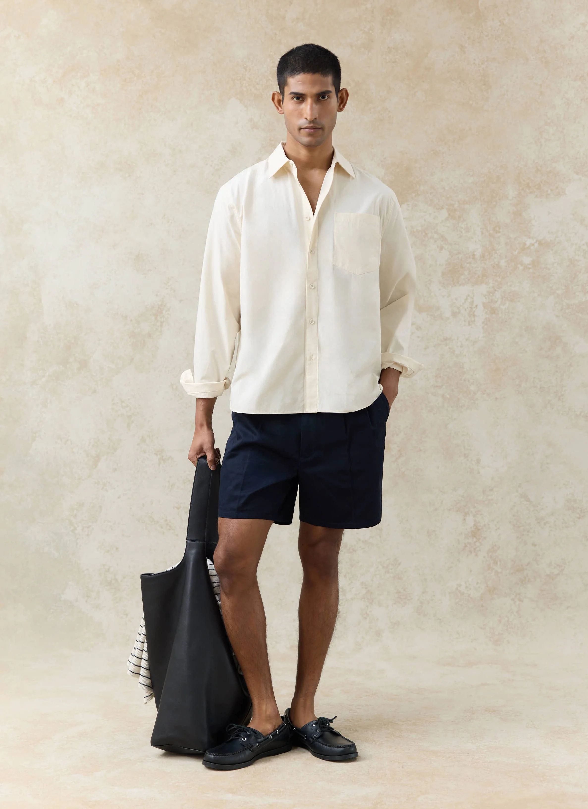 1147-dali-relaxed-poplin-shirt-cotton-cream-2.webp Dali Relaxed Poplin Shirt | Cotton | Cream