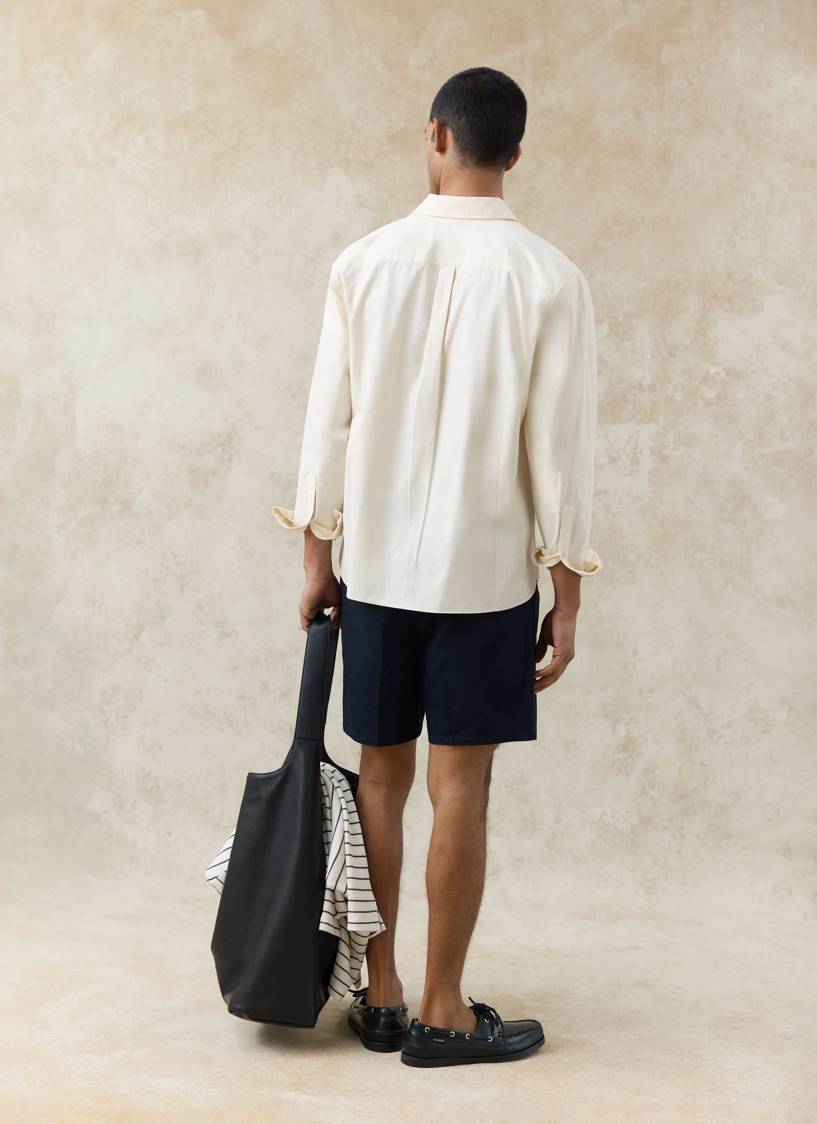 1147-dali-relaxed-poplin-shirt-cotton-cream-3.webp Dali Relaxed Poplin Shirt | Cotton | Cream