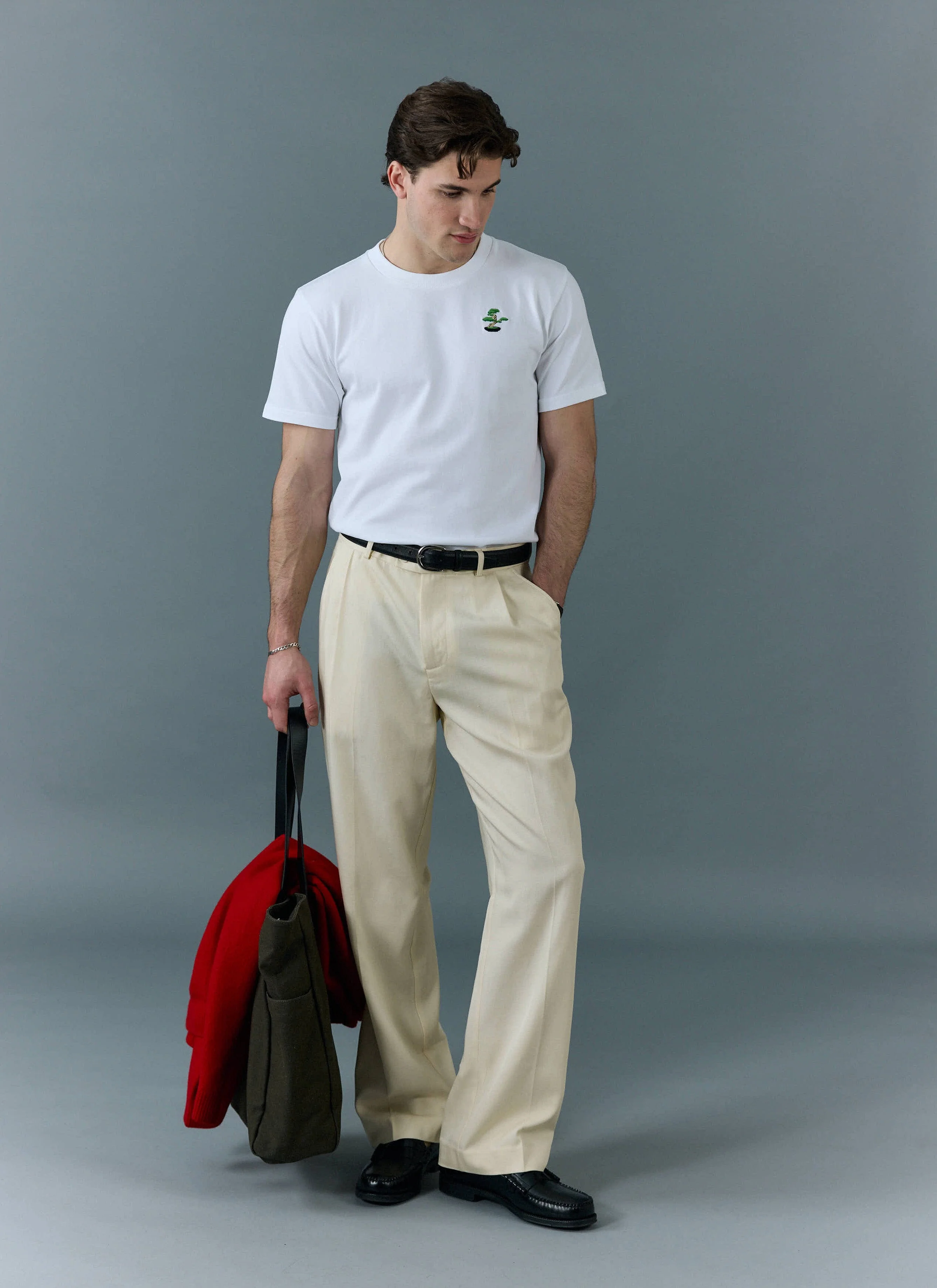1161-bonsai-embroidered-t-shirt-organic-cotton-white-3.webp Bonsai Embroidered T Shirt | Organic Cotton | White