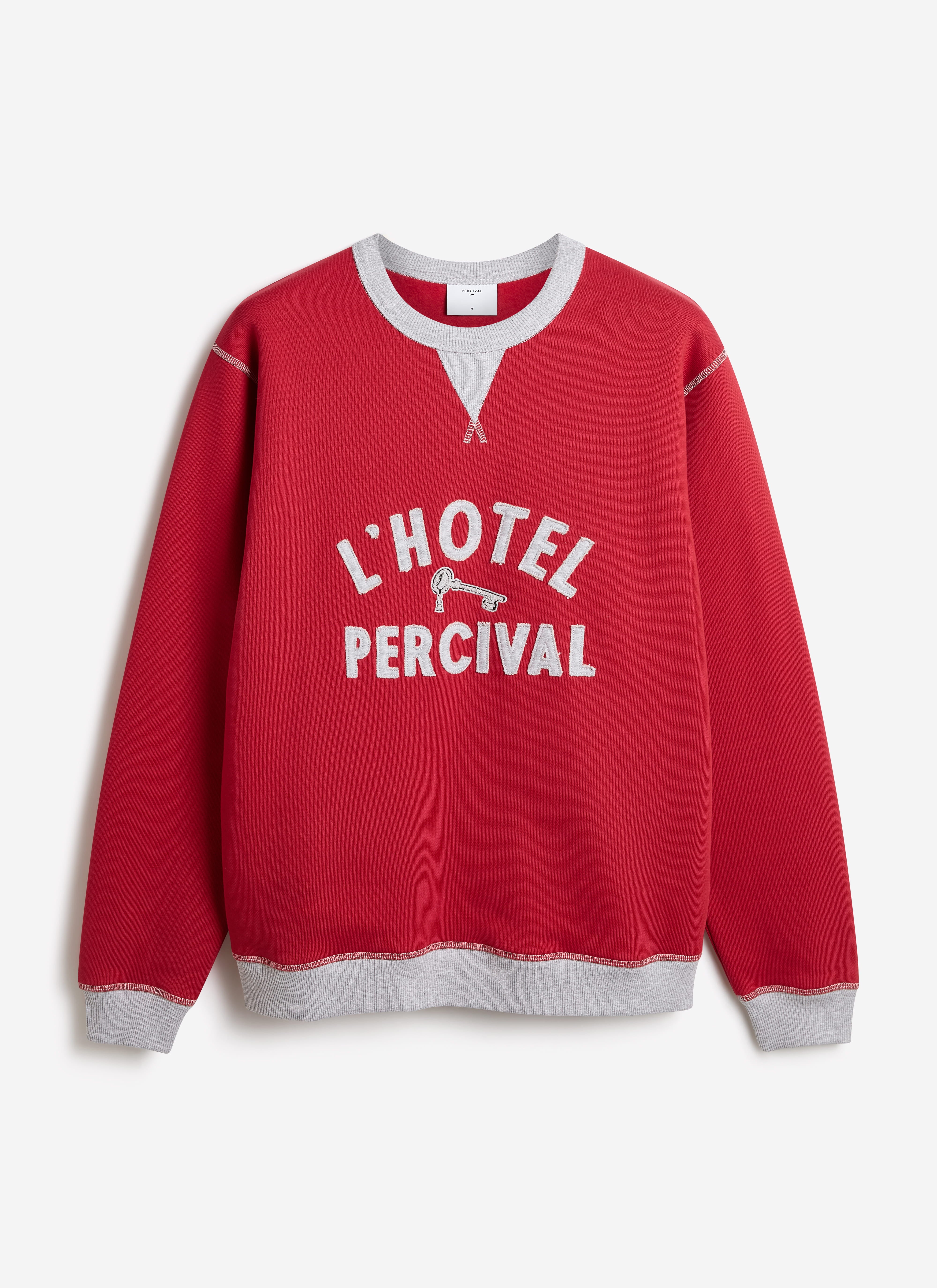 1210-ronald-sweatshirt-organic-cotton-red-5.jpg Ronald Sweatshirt | Organic Cotton | Red