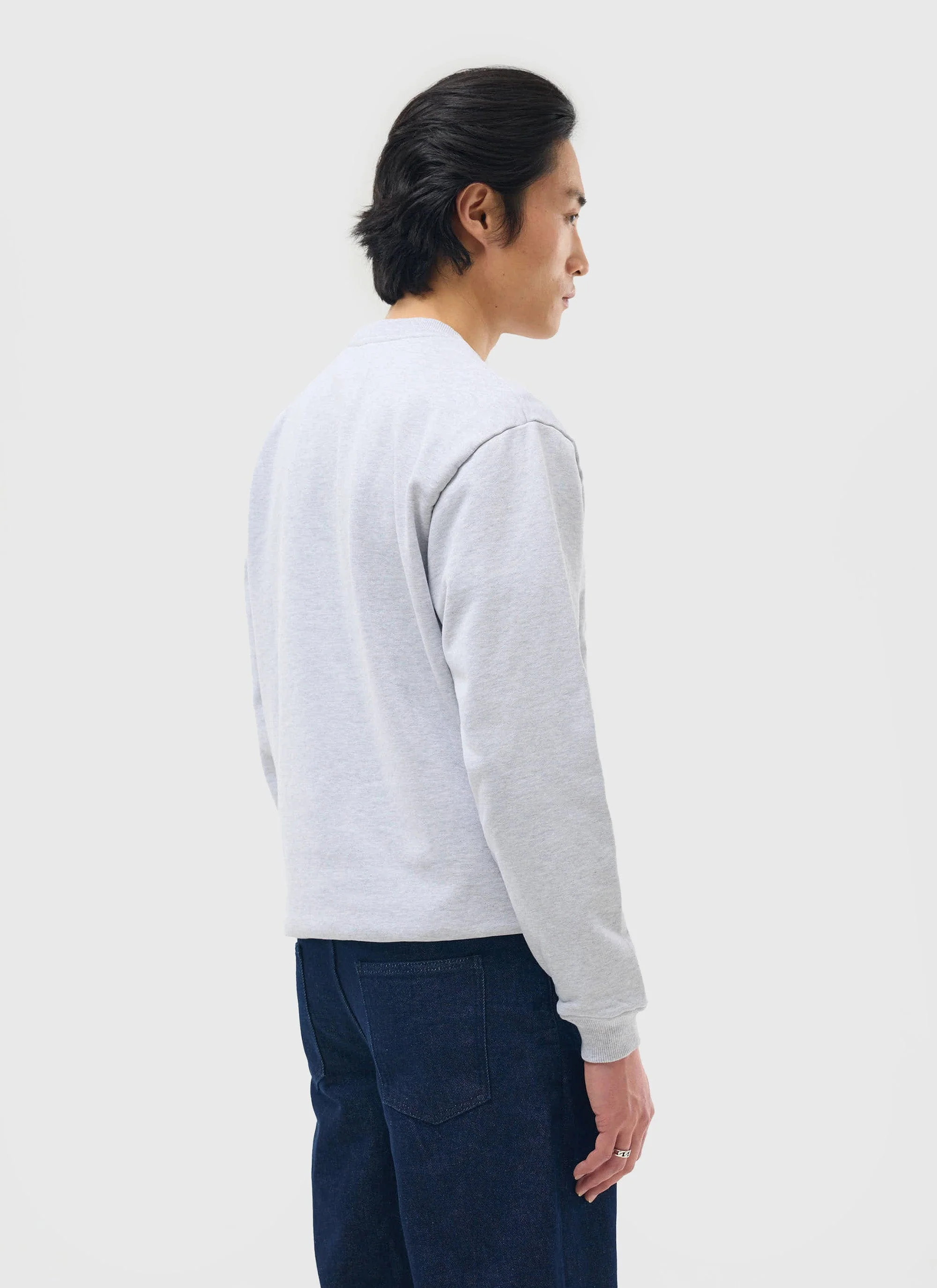 1231-90-s-dad-sweatshirt-cotton-athletic-grey-4.webp 90's Dad Sweatshirt | Cotton | Athletic Grey