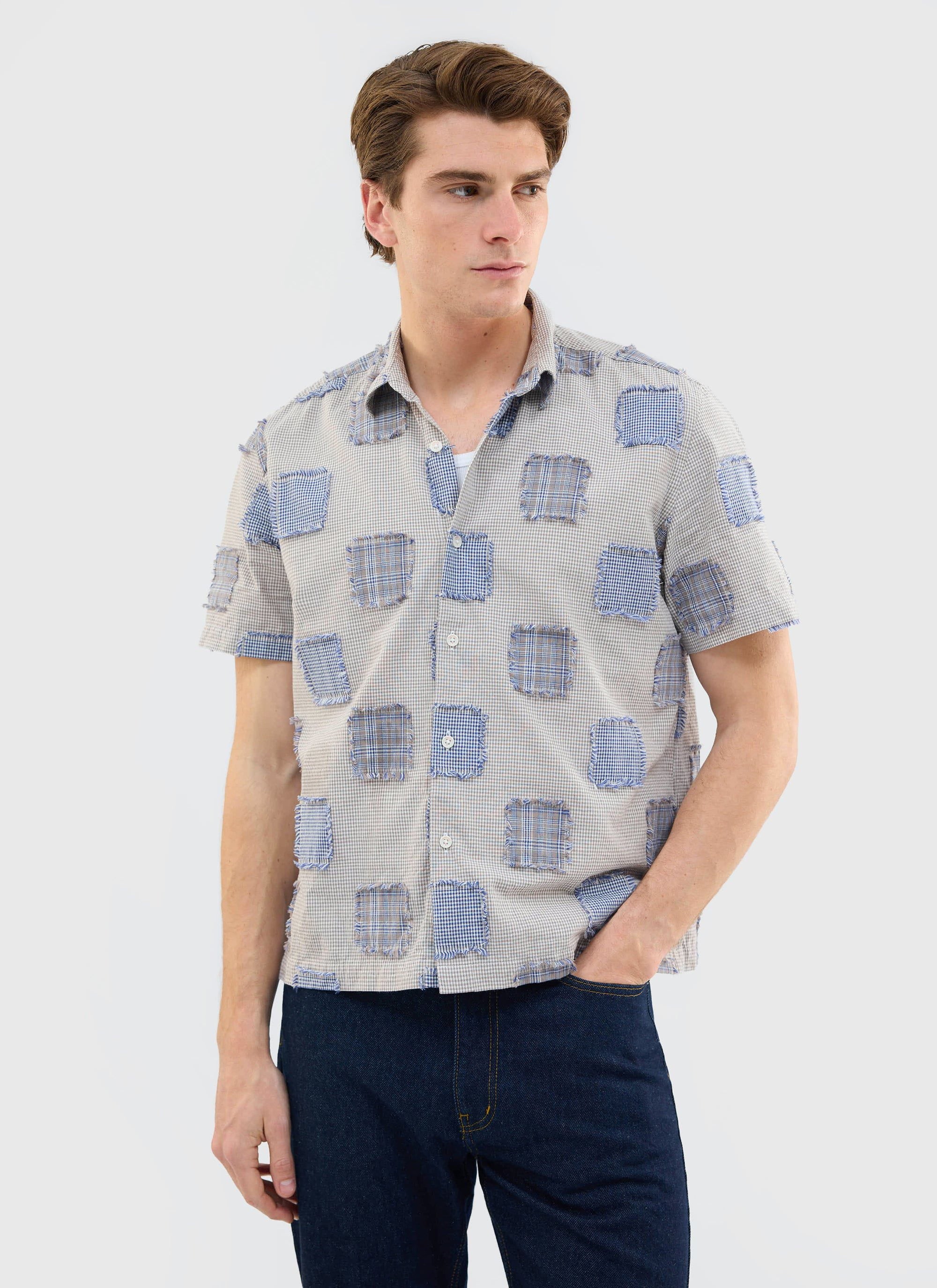 1238-bruno-boxy-clerk-shirt-grey-2.jpg Bruno Boxy Clerk Shirt | Grey