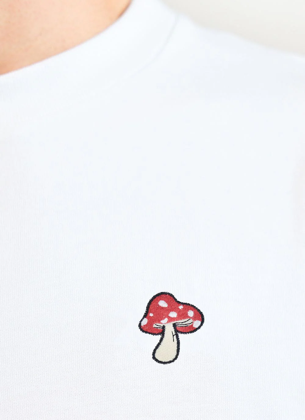 1245-mushroom-t-shirt-organic-cotton-white-1.webp Mushroom T Shirt | Organic Cotton | White