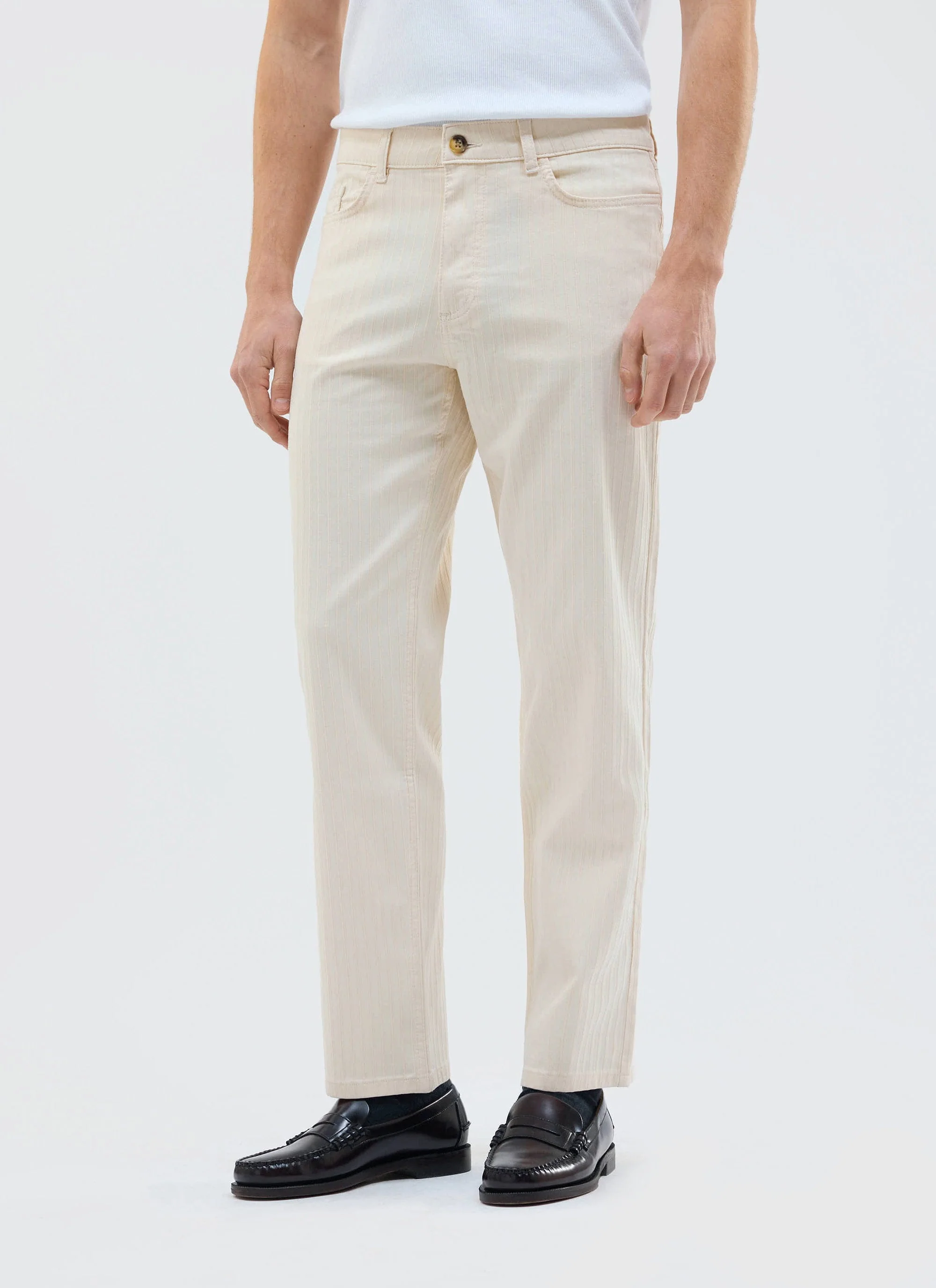 1308-rocco-5-pocket-trousers-cotton-cream-3.webp Rocco 5 Pocket Trousers | Cotton | Cream