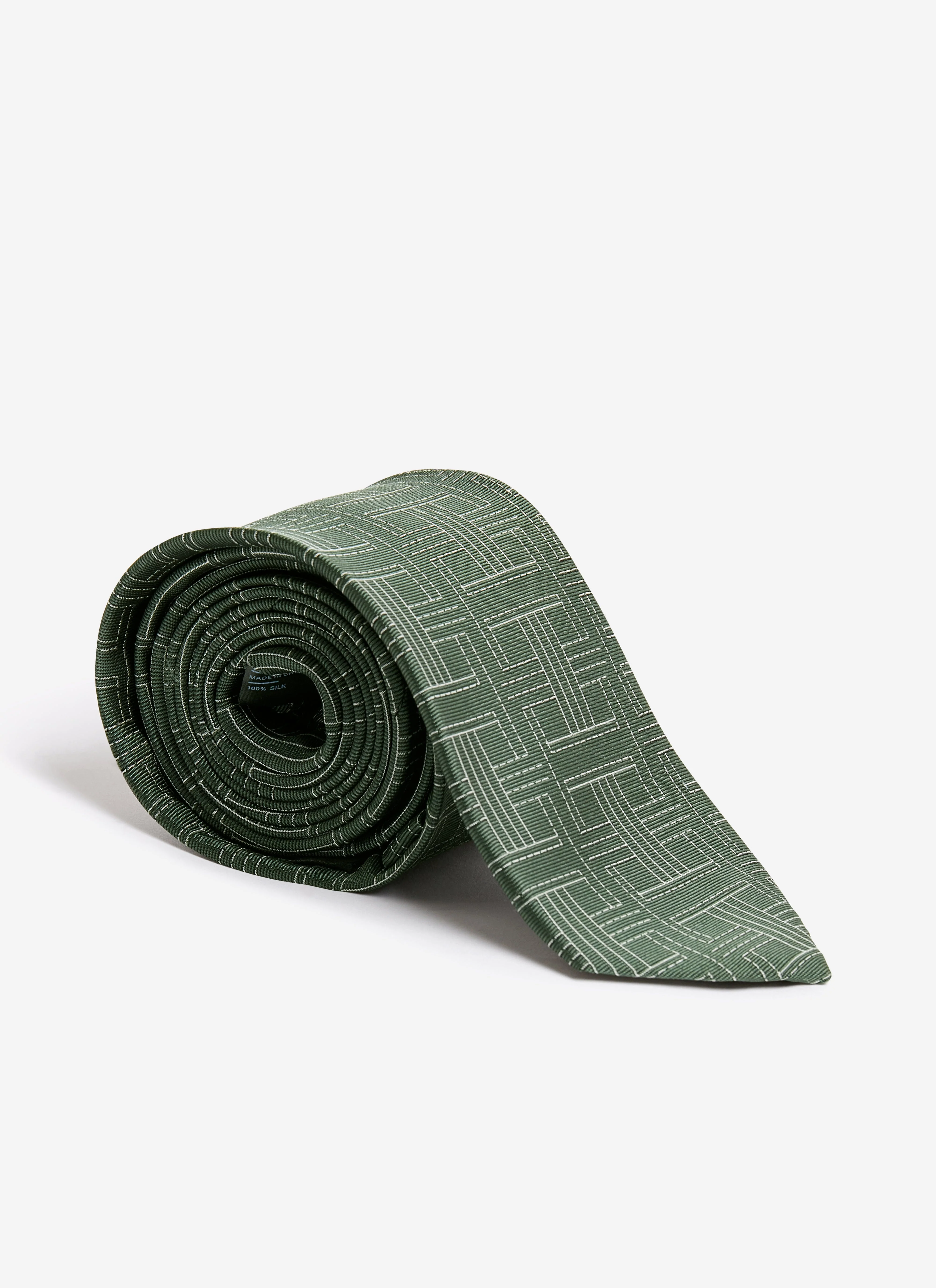 1344-sashiko-tie-silk-forest-1.webp Sashiko Tie | Silk | Forest