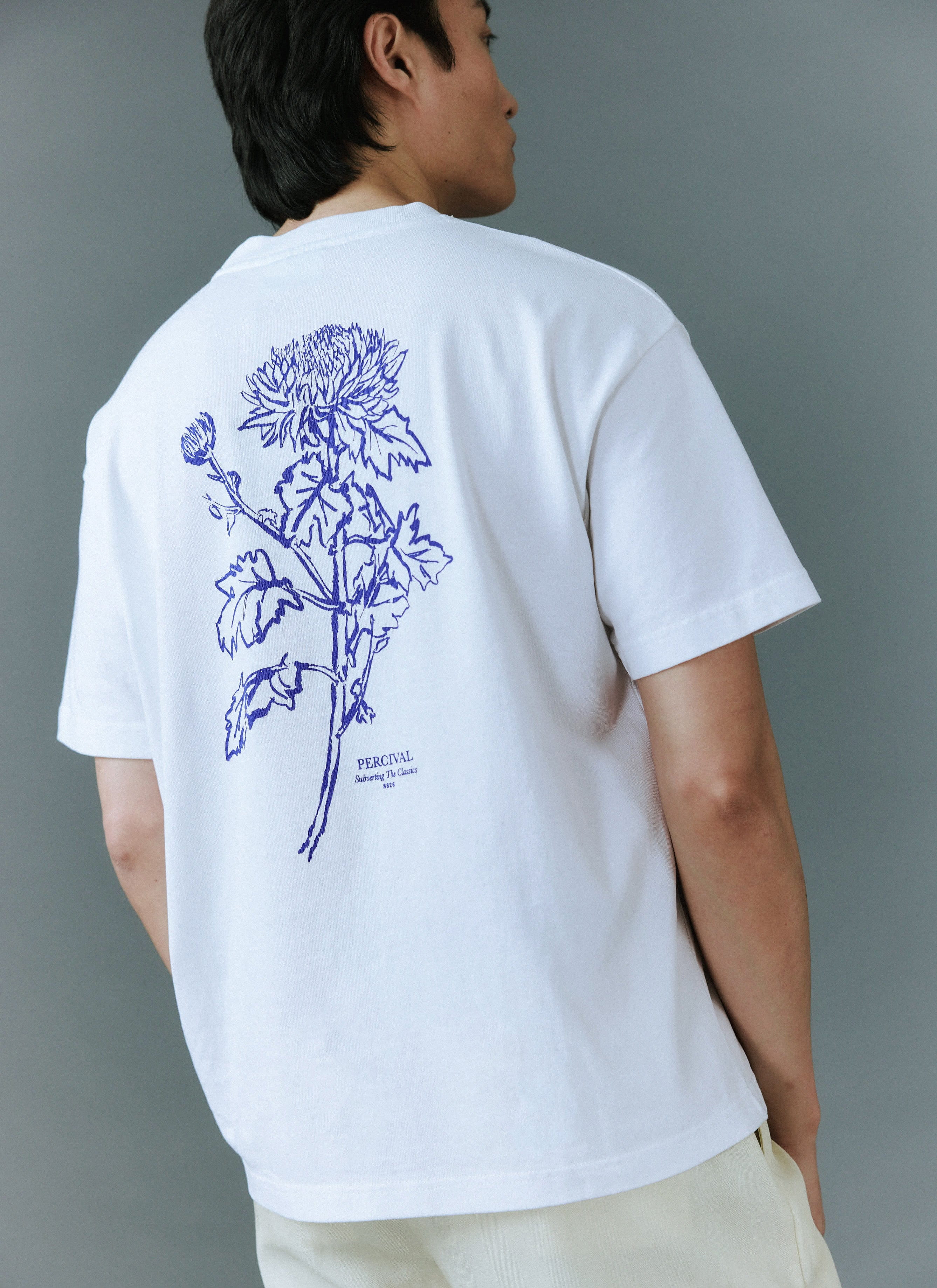 1345-smith-floral-oversized-t-shirt-organic-cotton-white-2.jpg Smith Floral Oversized T Shirt | Organic Cotton | White