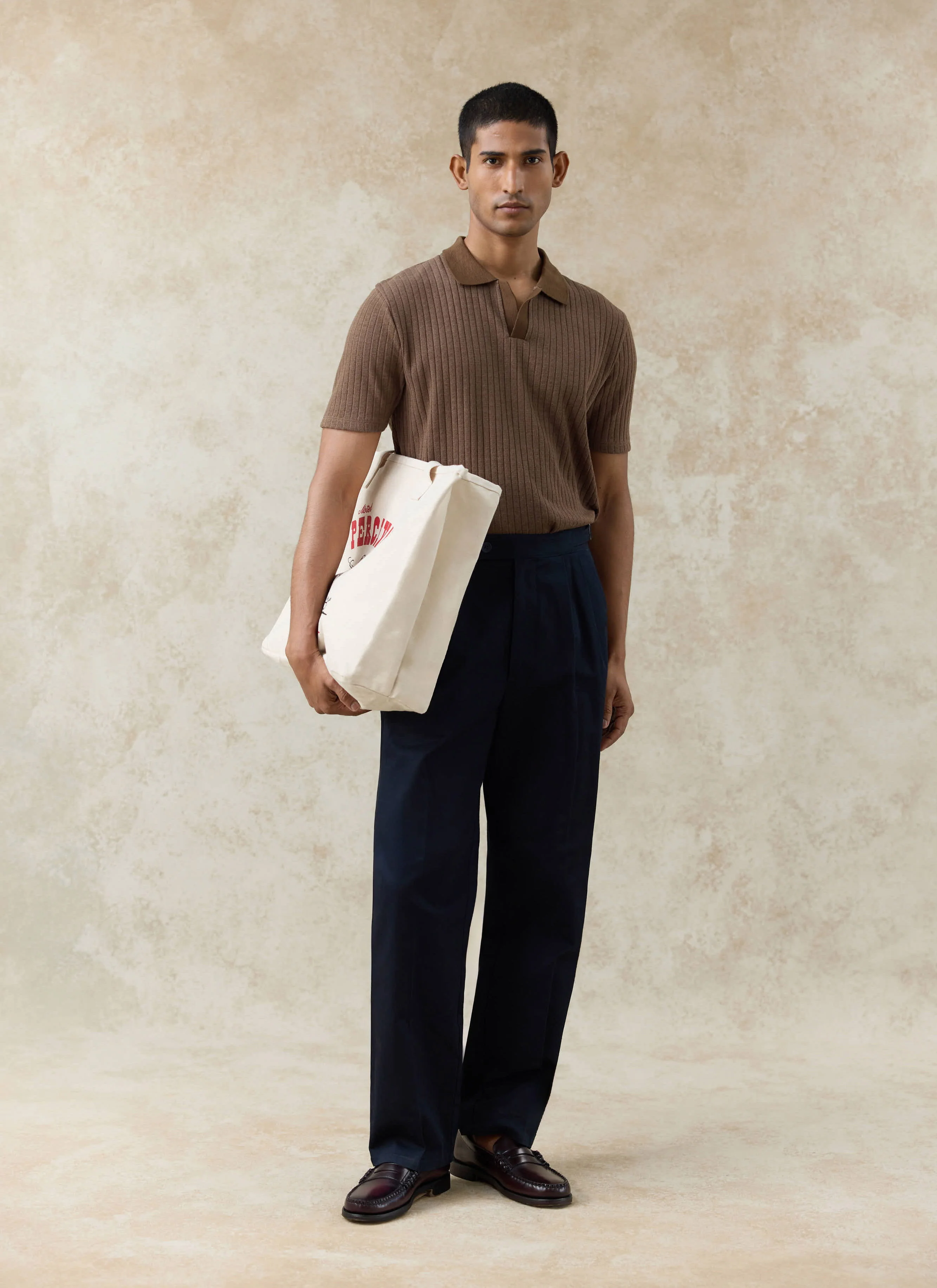 135-blake-double-pleated-trousers-cotton-navy-3.webp Blake Double Pleated Trousers | Cotton | Navy