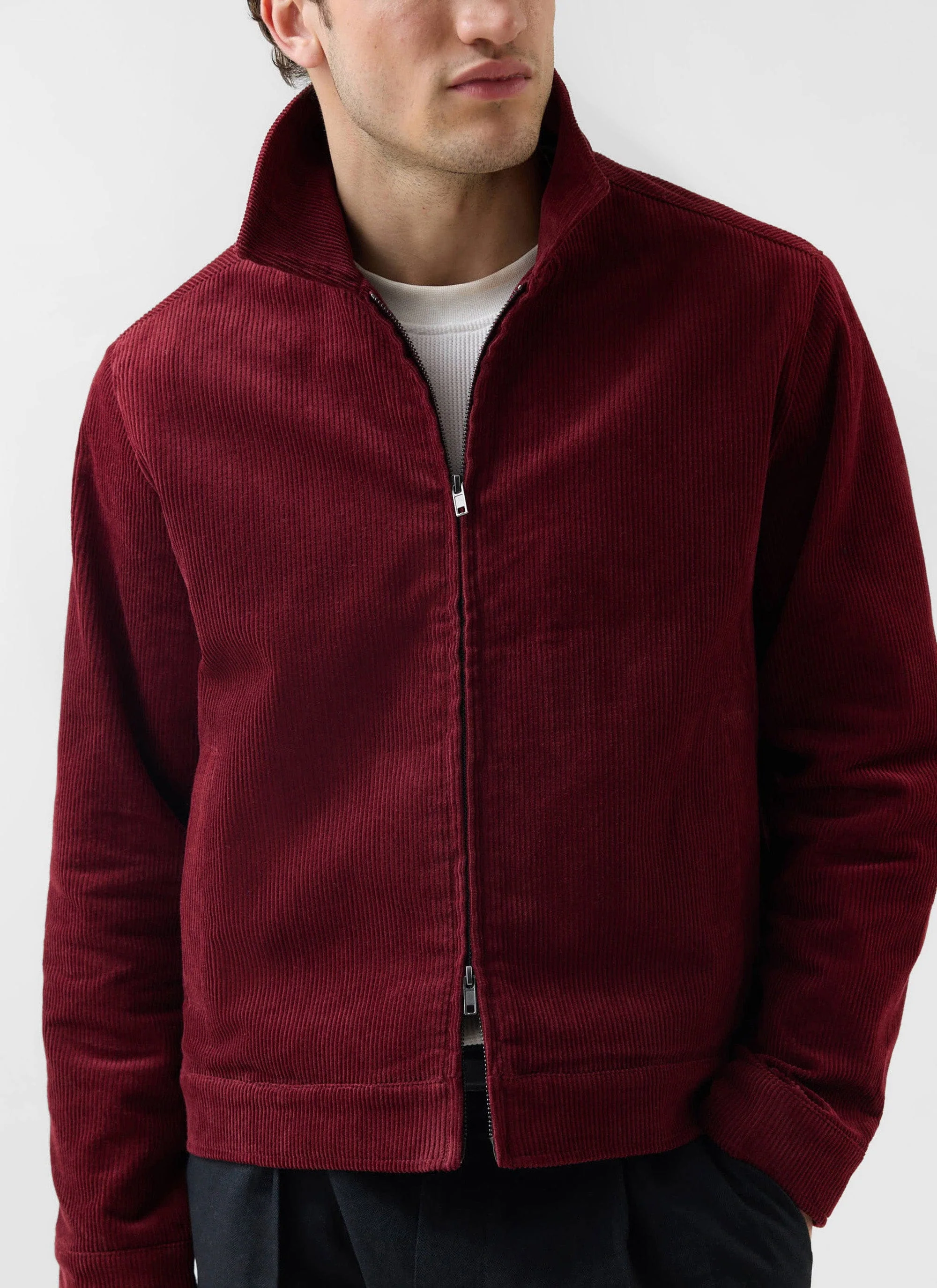 1352-marcel-cord-jacket-cotton-burgundy-3.webp Marcel Cord Jacket | Cotton | Burgundy