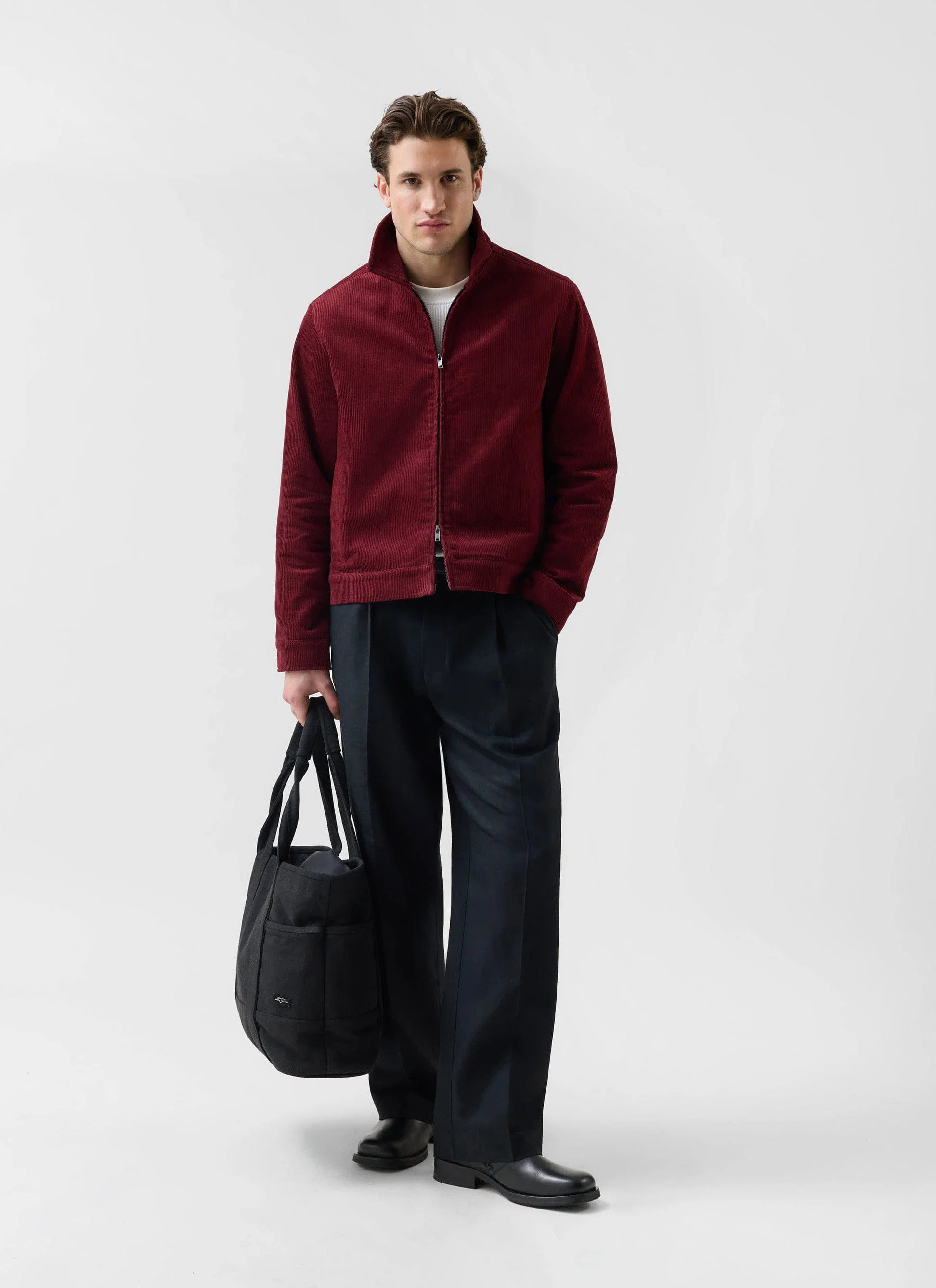 1352-marcel-cord-jacket-cotton-burgundy-4.webp Marcel Cord Jacket | Cotton | Burgundy
