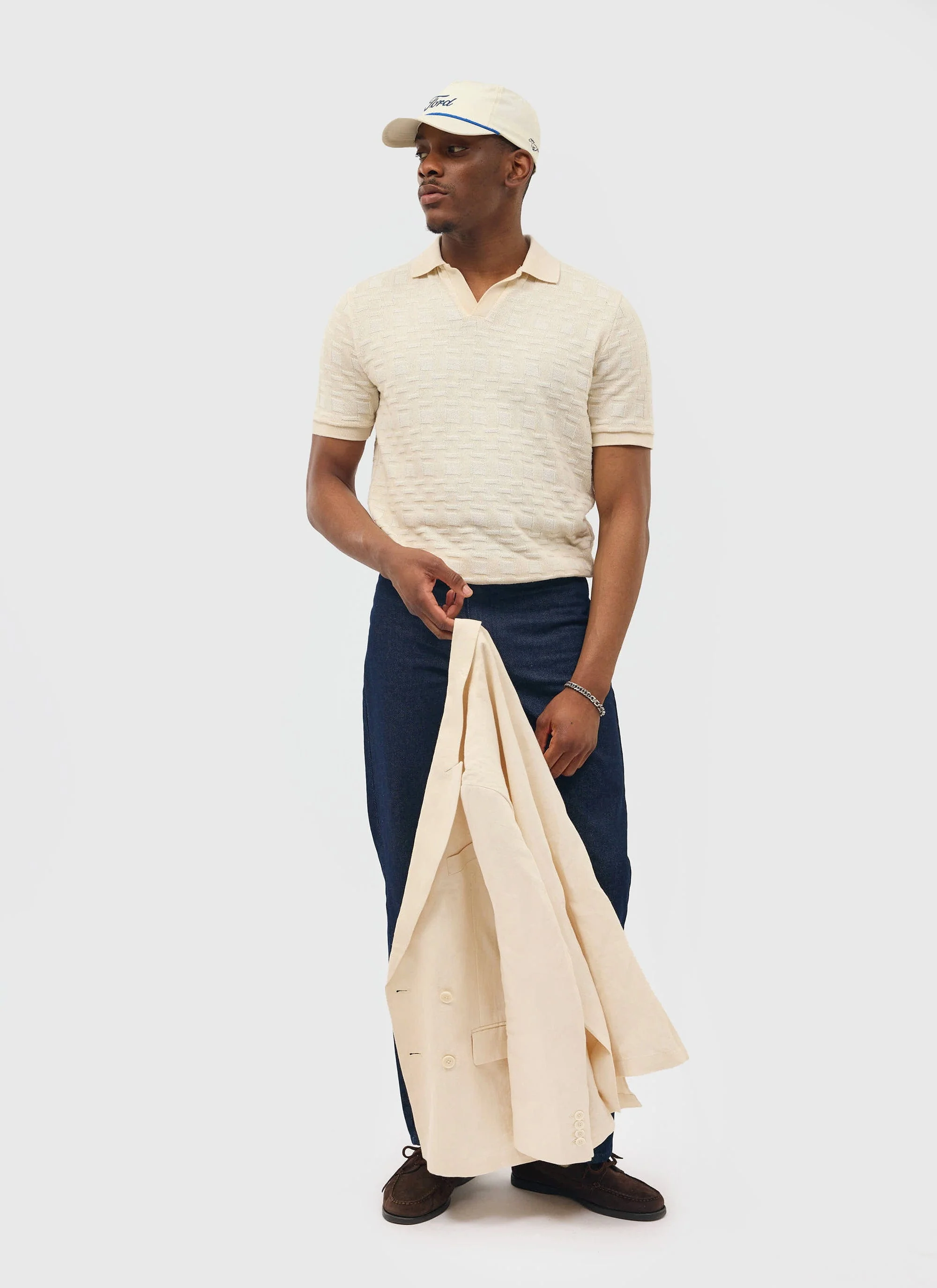 Deck Negroni Knitted Shirt | Cotton | Cream