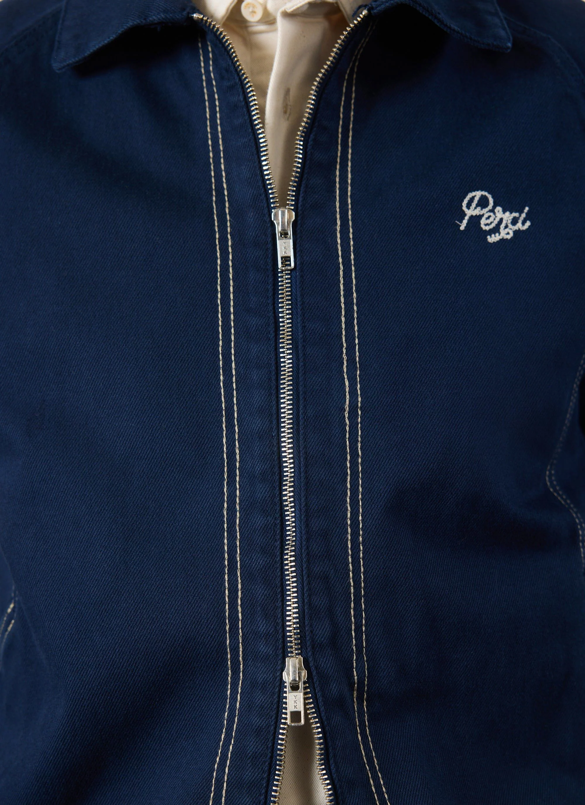 1393-calabria-harrington-jacket-cotton-navy-5.webp Calabria Harrington Jacket | Cotton | Navy