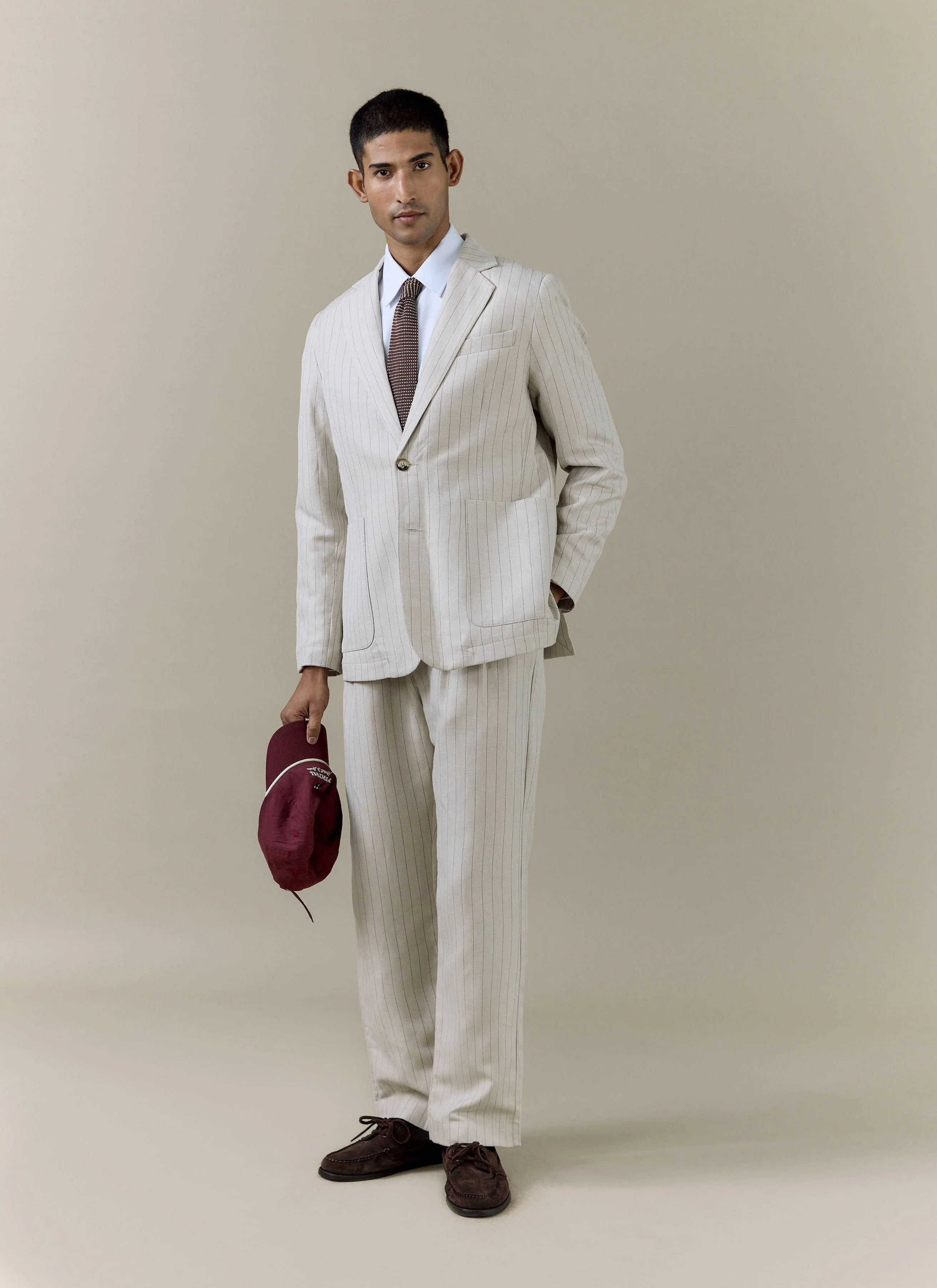 14-striped-pleated-tailored-trousers-linen-blend-cream-2.webp Striped Pleated Tailored Trousers | Linen Blend | Cream