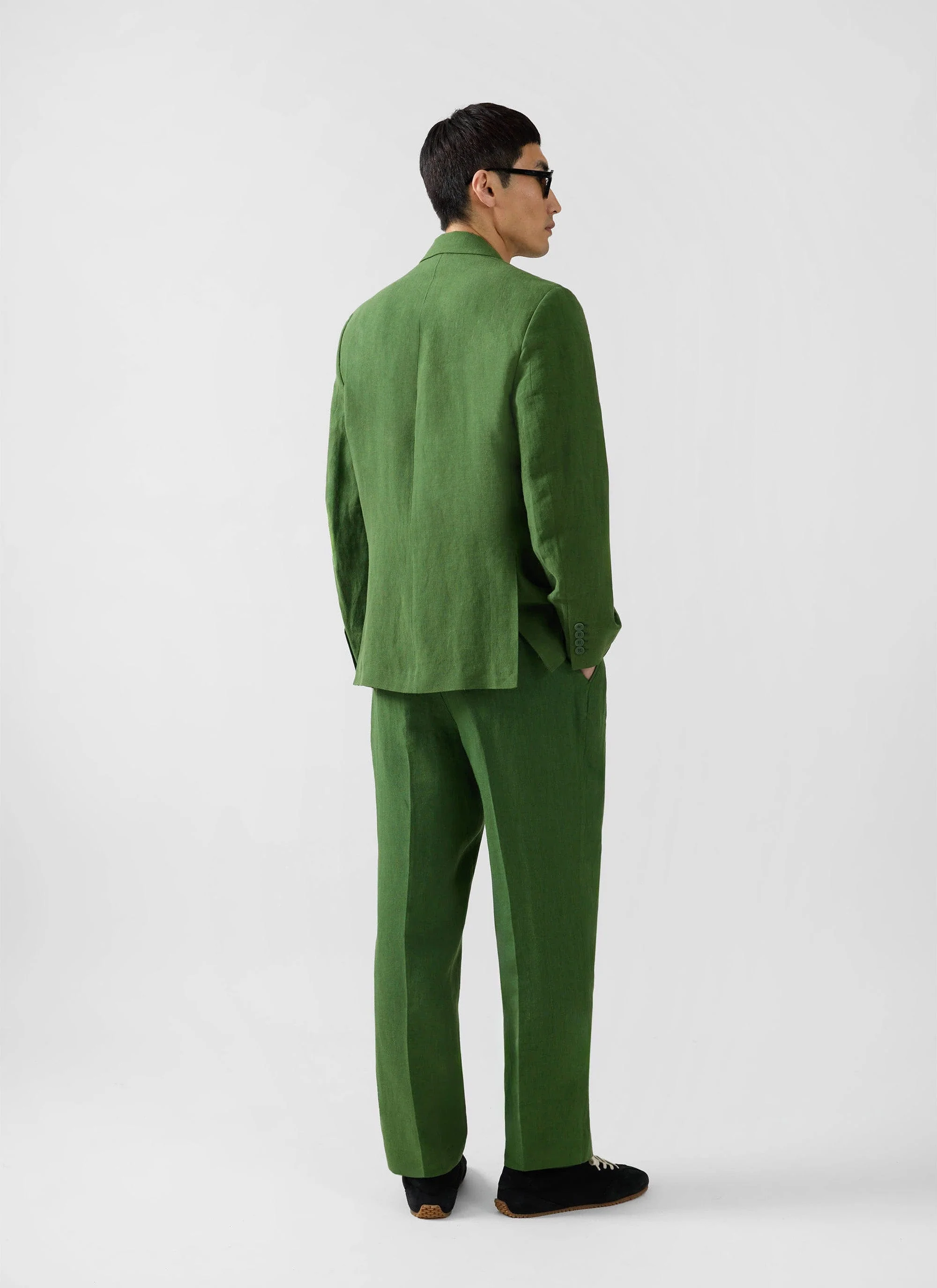 1463-clifton-double-breasted-blazer-linen-forest-6.webp Clifton Double Breasted Blazer | Linen | Forest