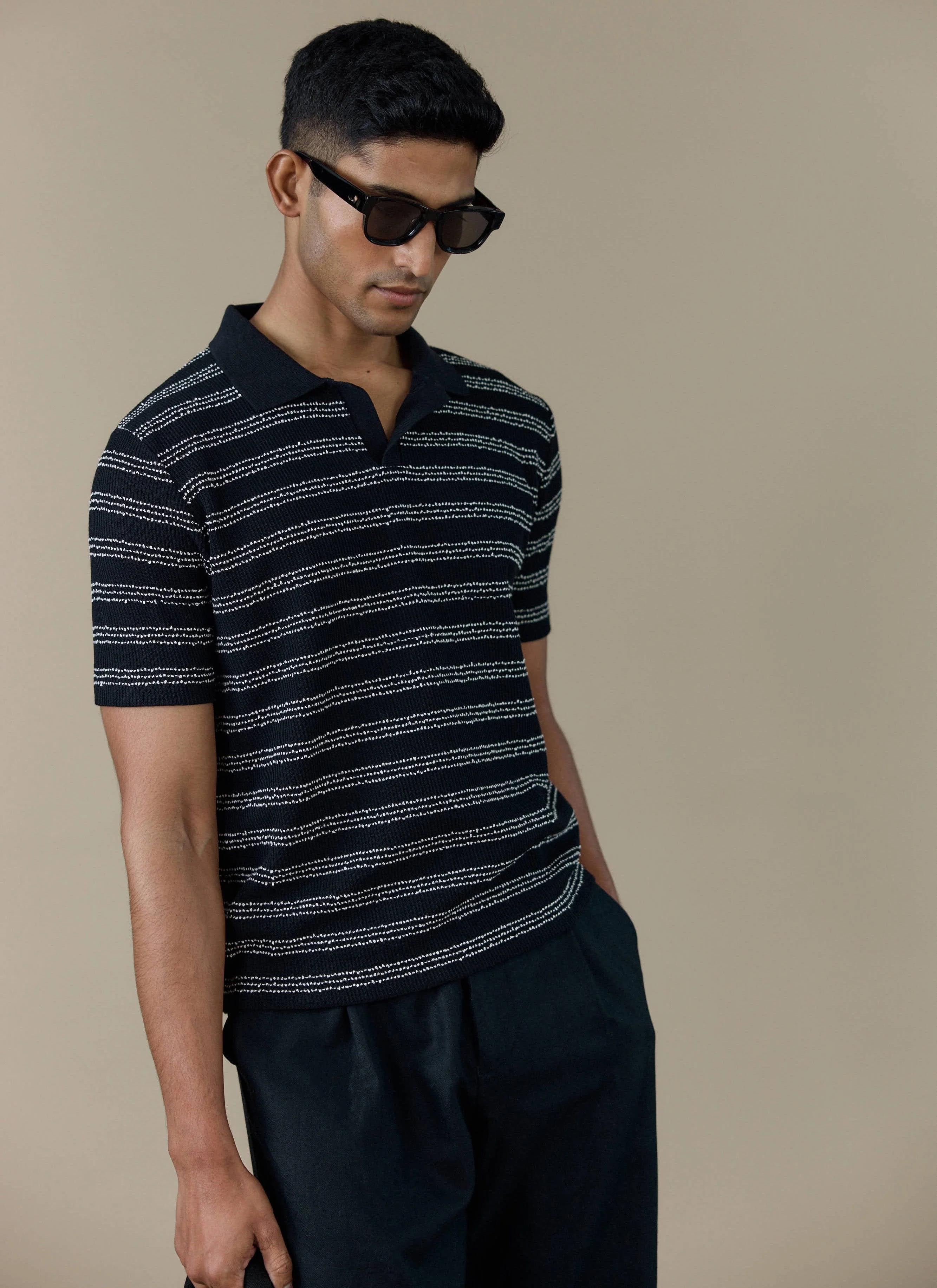 1470-laurent-polo-cotton-black-stripe-5.webp Laurent Polo | Cotton | Black Stripe
