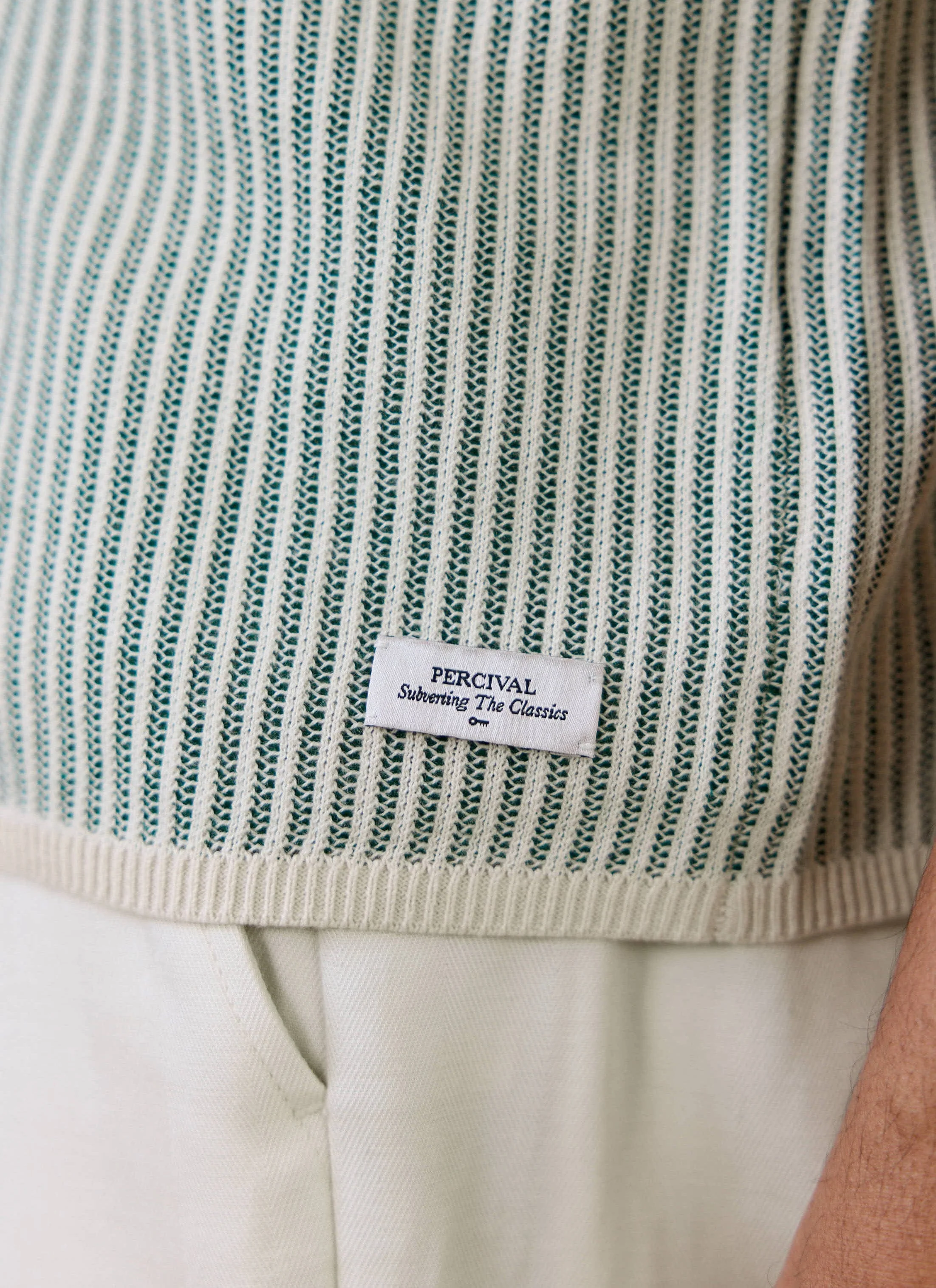 Dixon Knitted Shirt | Cotton | Cream