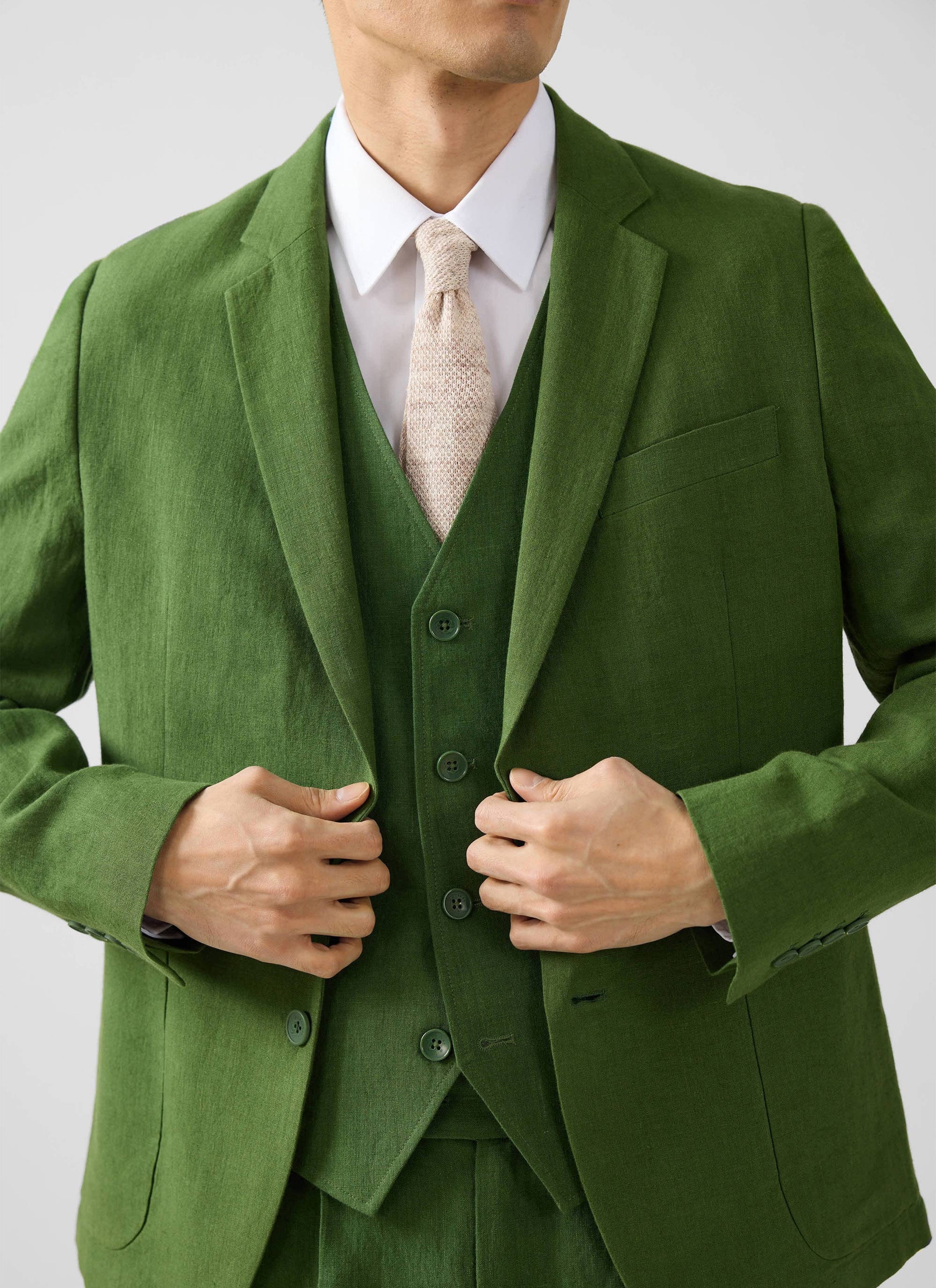 1558-waistcoat-linen-forest-4.jpg Waistcoat | Linen | Forest