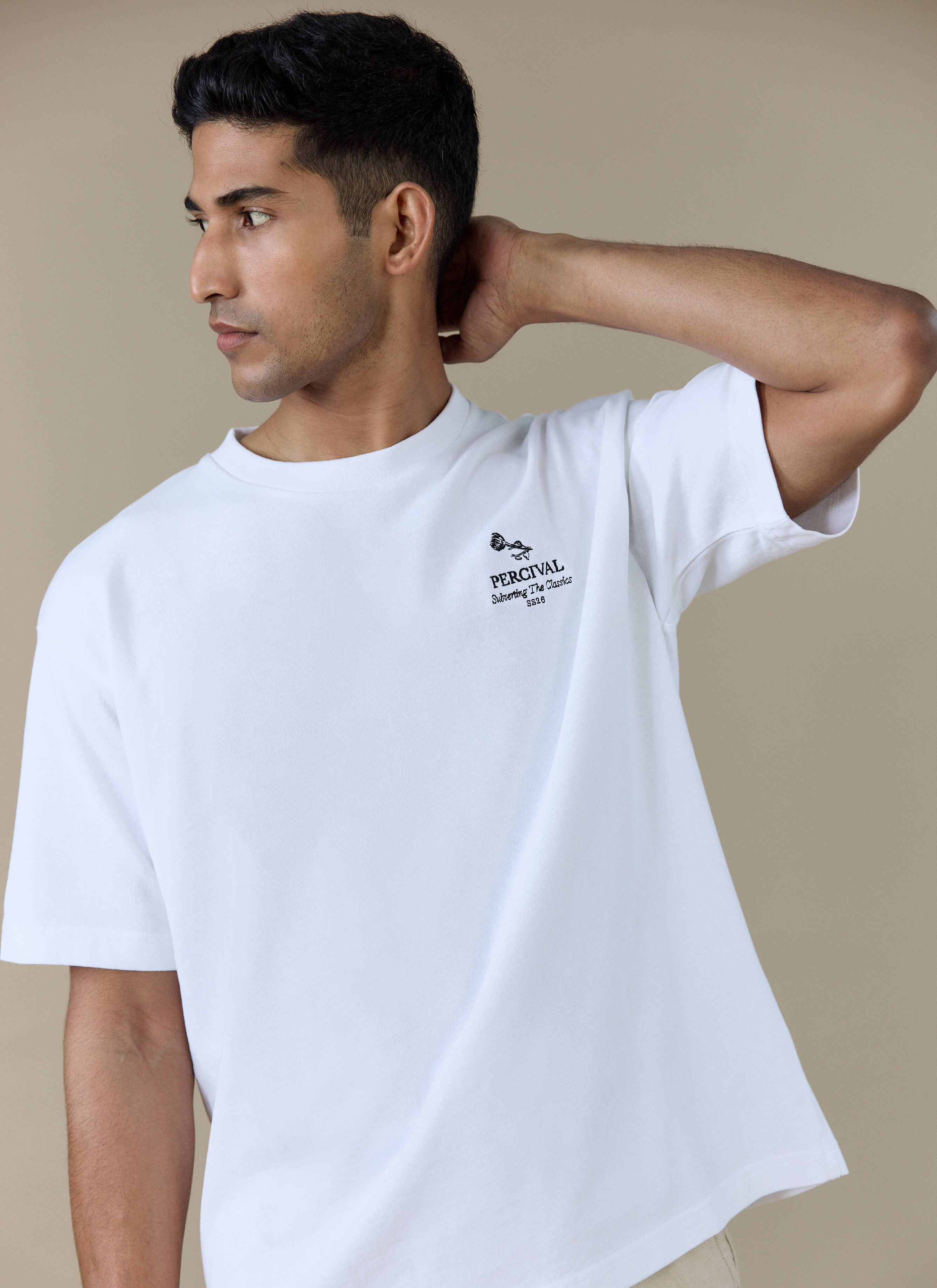 1594-perci-waters-oversized-t-shirt-organic-cotton-white-2.jpg Perci Waters Oversized T Shirt | Organic Cotton | White