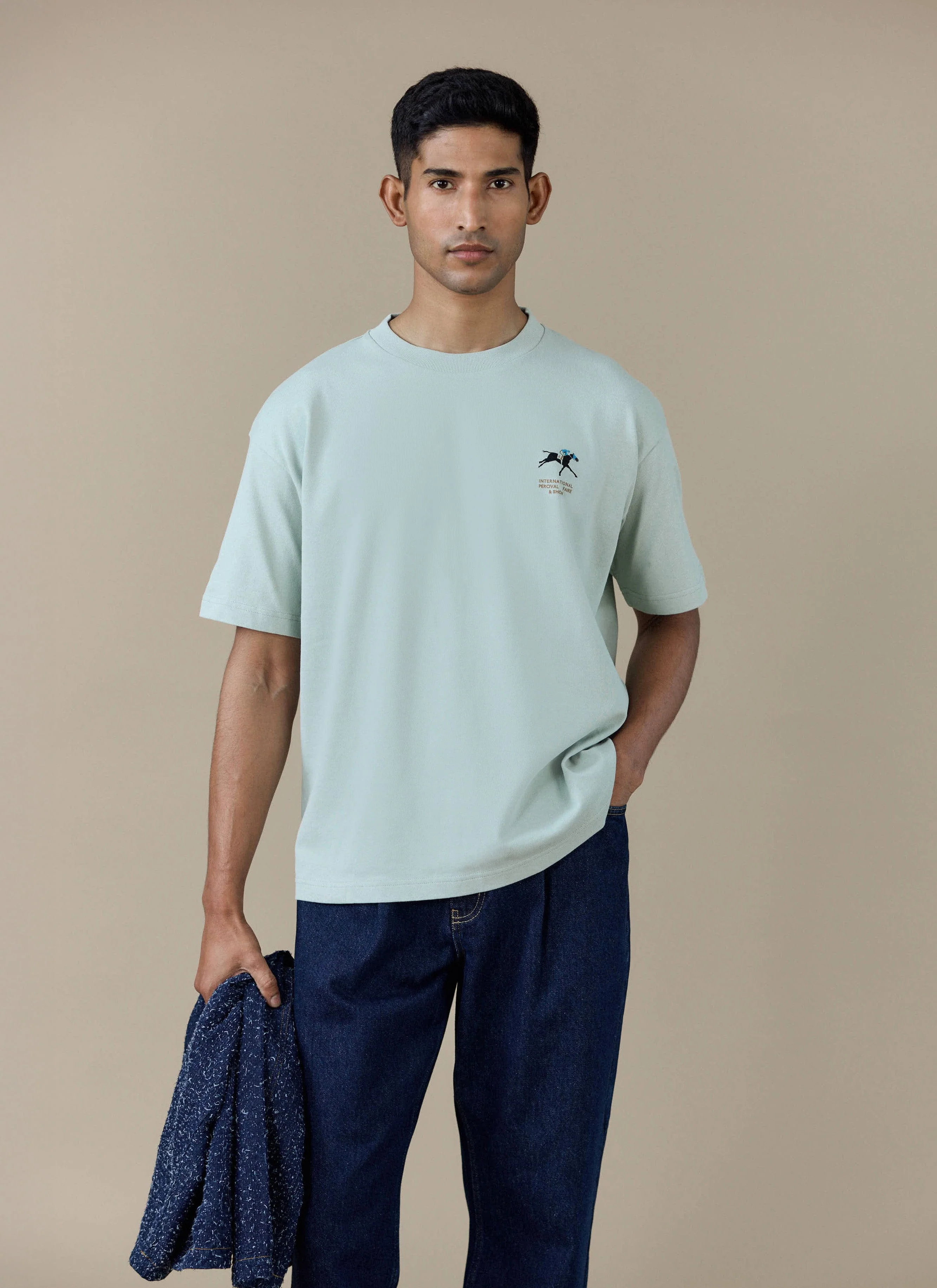 Fair and Show Oversized T Shirt | Organic Cotton | Sage