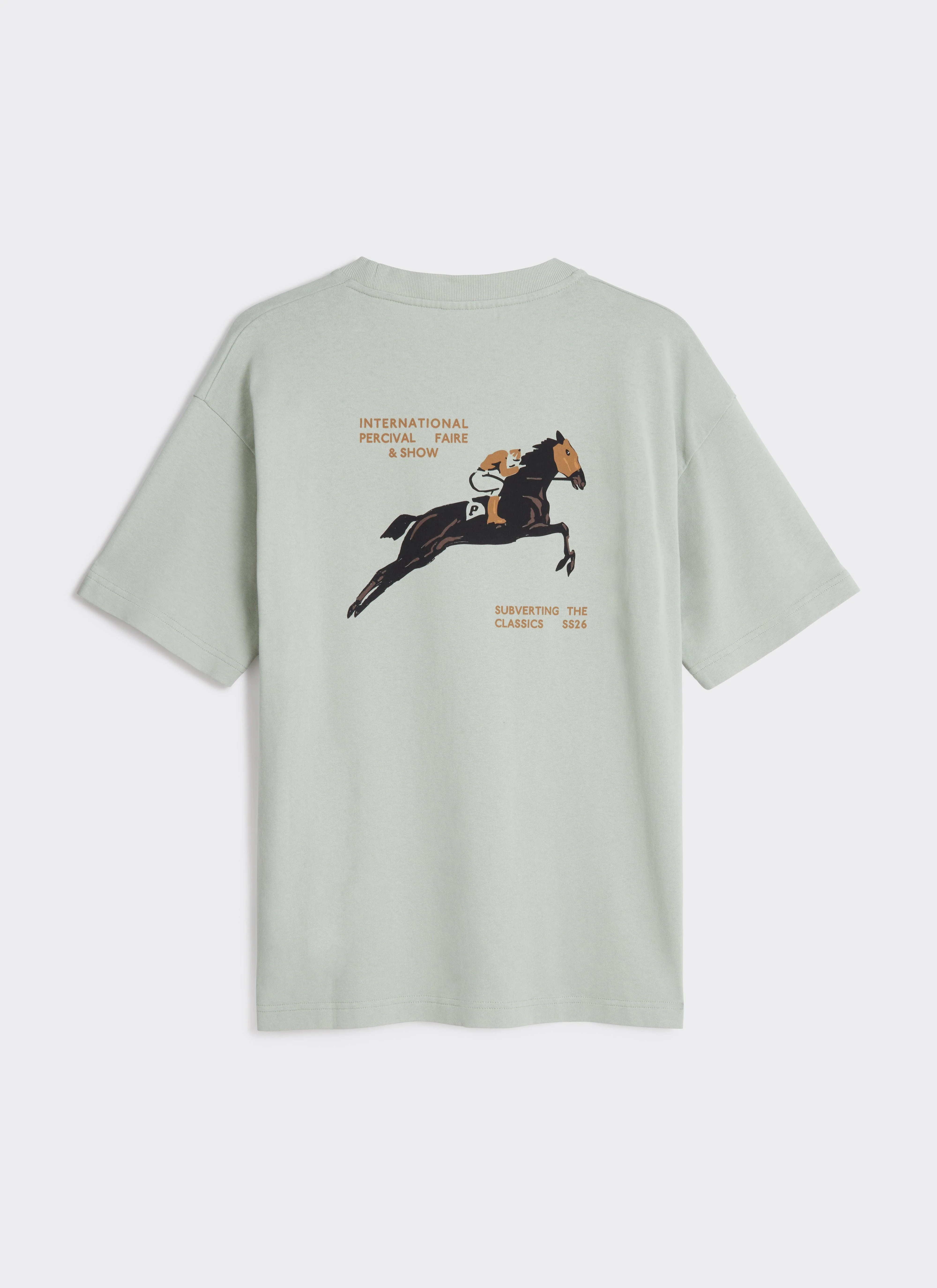Fair and Show Oversized T Shirt | Organic Cotton | Sage