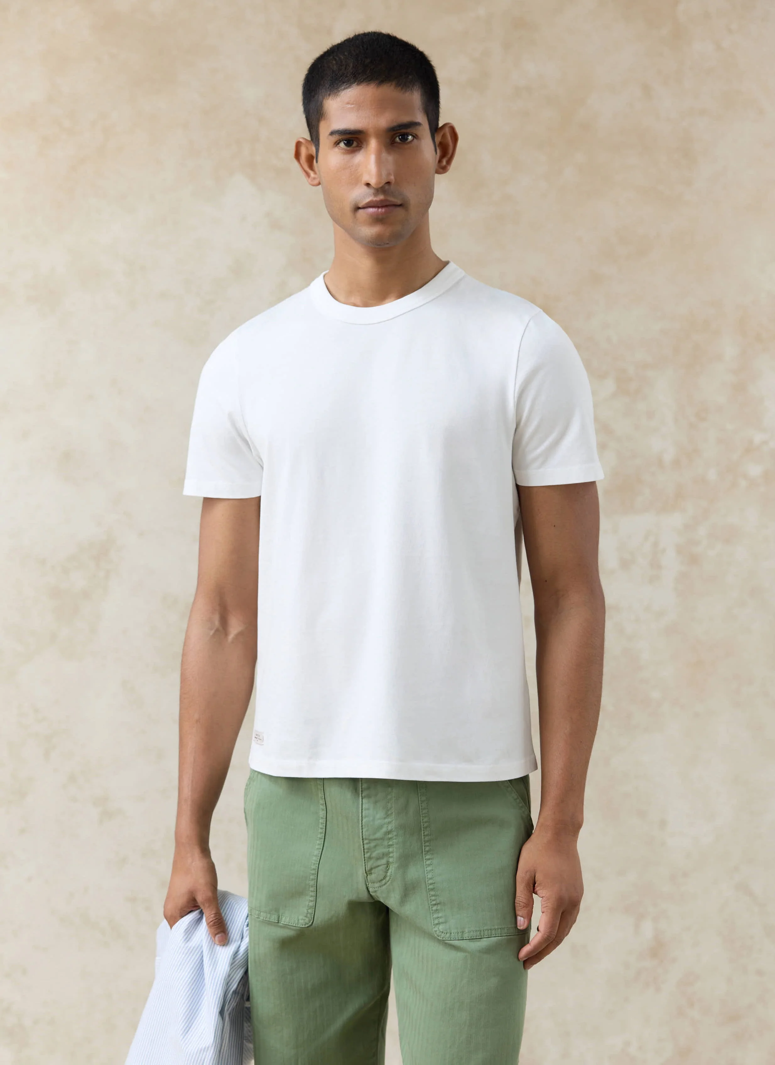 161-austin-slub-slim-fit-t-shirt-organic-cotton-white-1.webp Austin Slub Slim Fit T Shirt | Organic Cotton | White