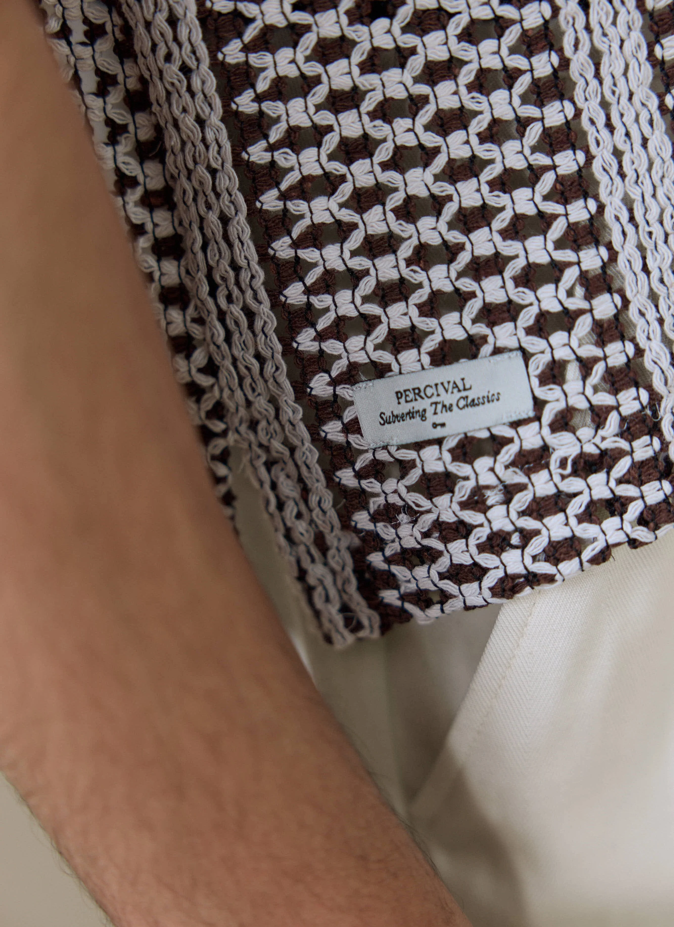 1622-hugh-crochet-boxy-shirt-cotton-blend-brown-5.webp Hugh Crochet Boxy Shirt | Cotton Blend | Brown