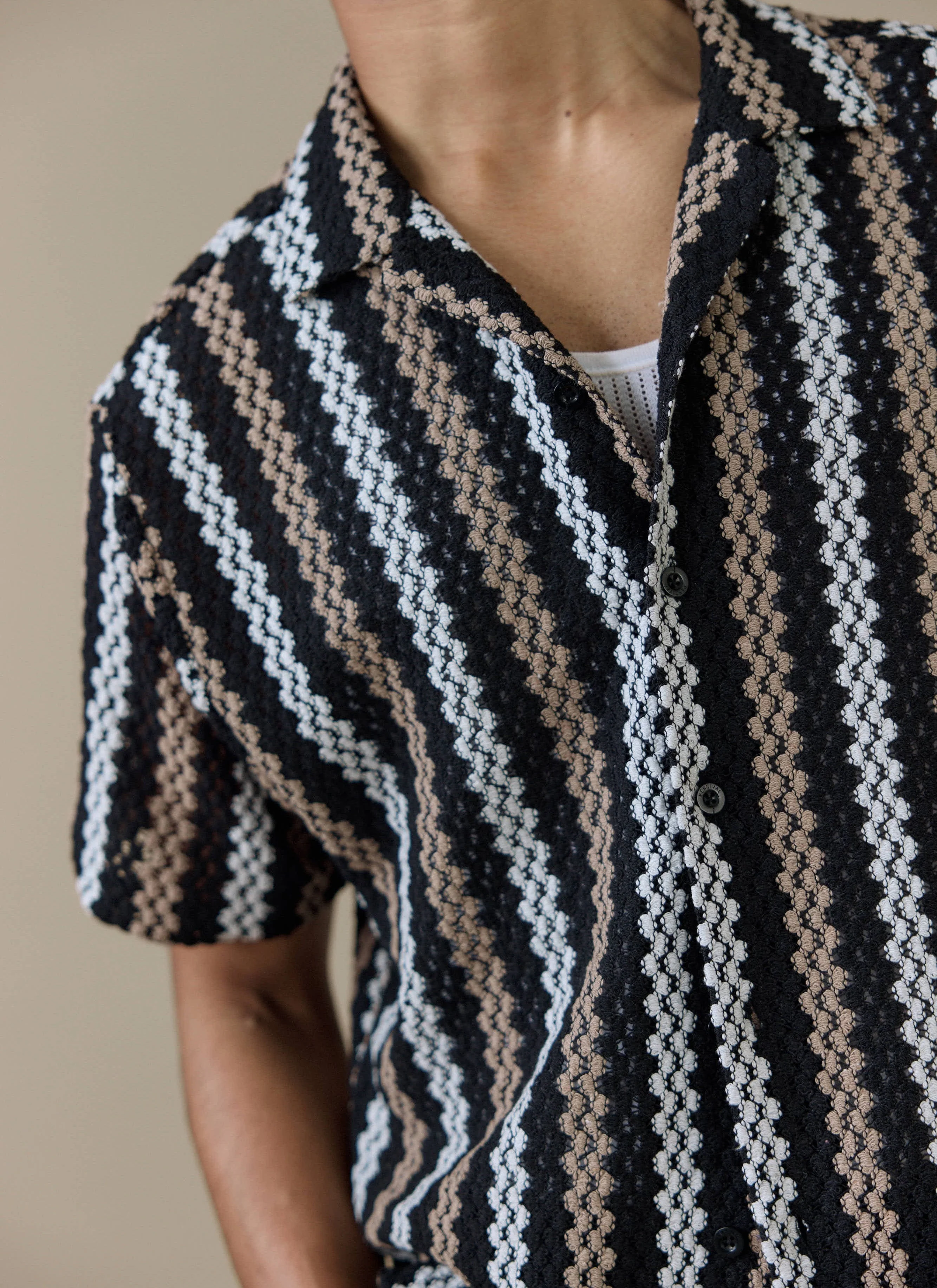 1629-wade-crochet-boxy-shirt-cotton-blend-black-5.webp Wade Crochet Boxy Shirt | Cotton Blend | Black