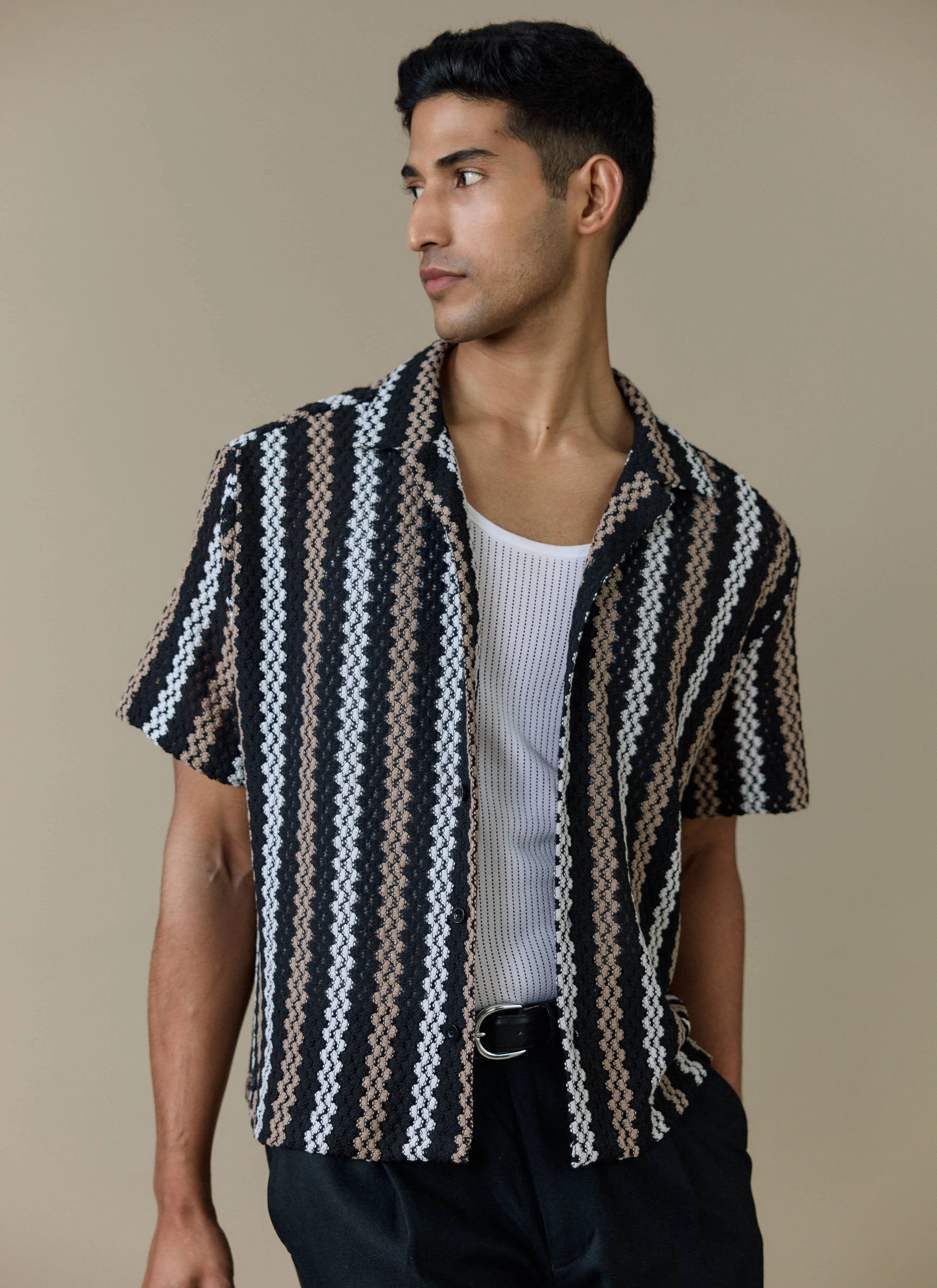 1629-wade-crochet-boxy-shirt-cotton-blend-black-7.webp Wade Crochet Boxy Shirt | Cotton Blend | Black