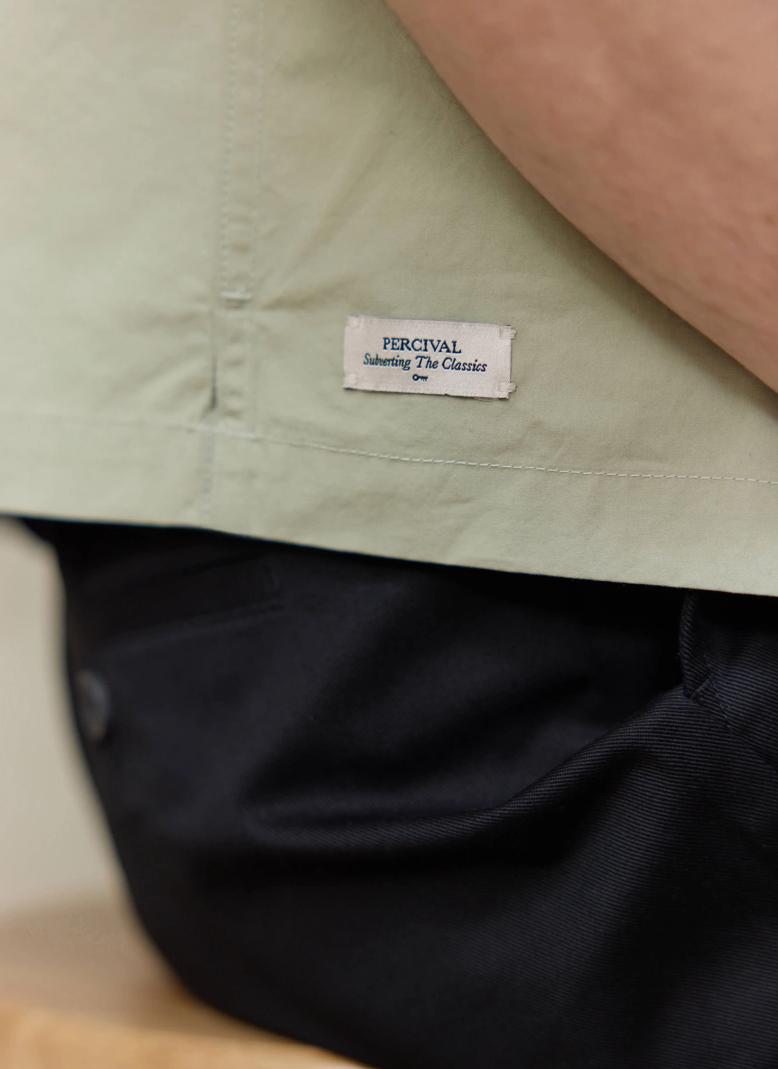 1643-daniel-boxy-cuban-shirt-100-cotton-pistachio-4.webp Daniel Boxy Cuban Shirt | 100% Cotton | Pistachio