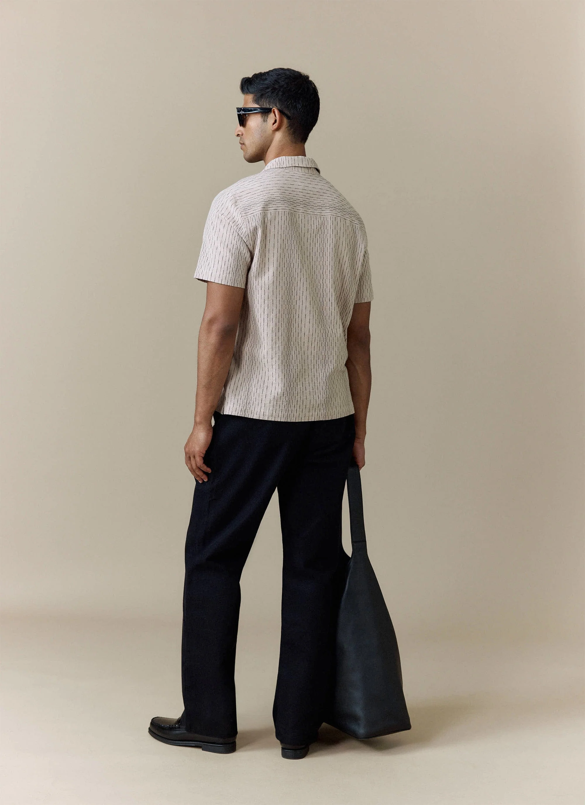 Leland Cuban Shirt | Cotton | Cream