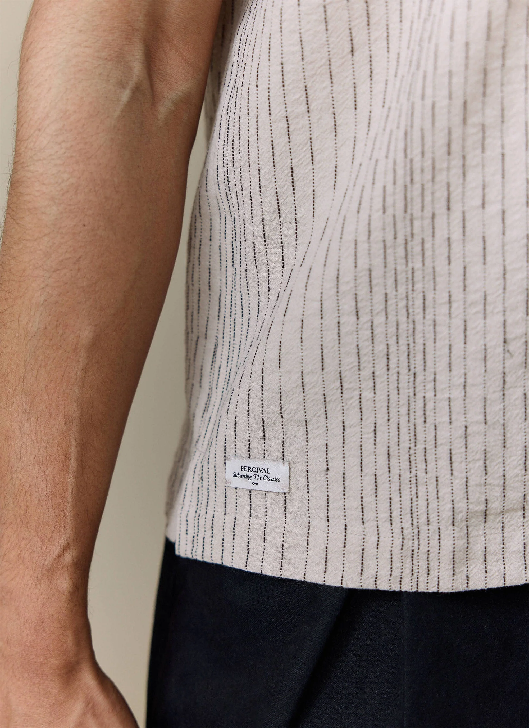 Leland Cuban Shirt | Cotton | Cream
