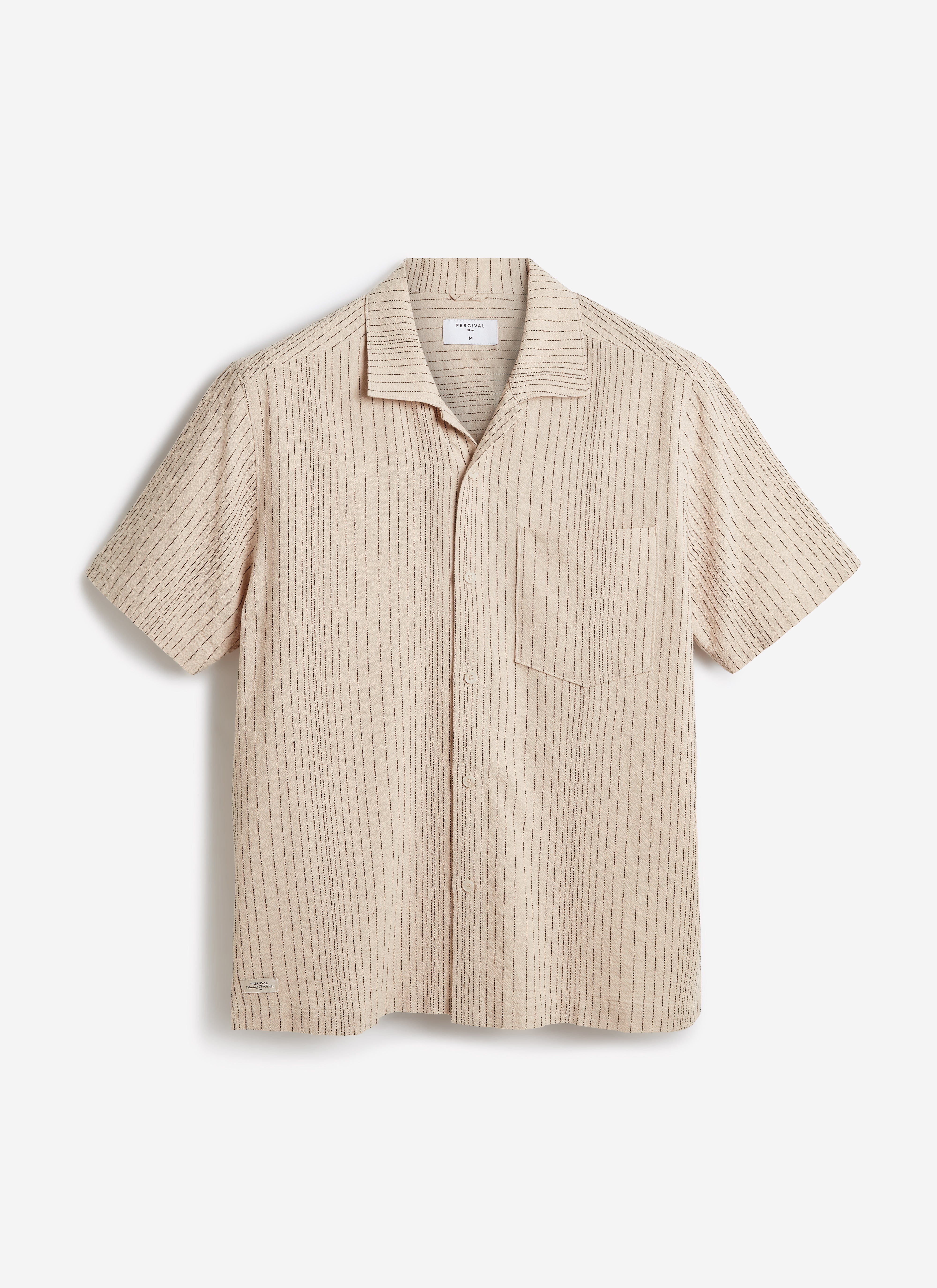 Leland Cuban Shirt | Cotton | Cream