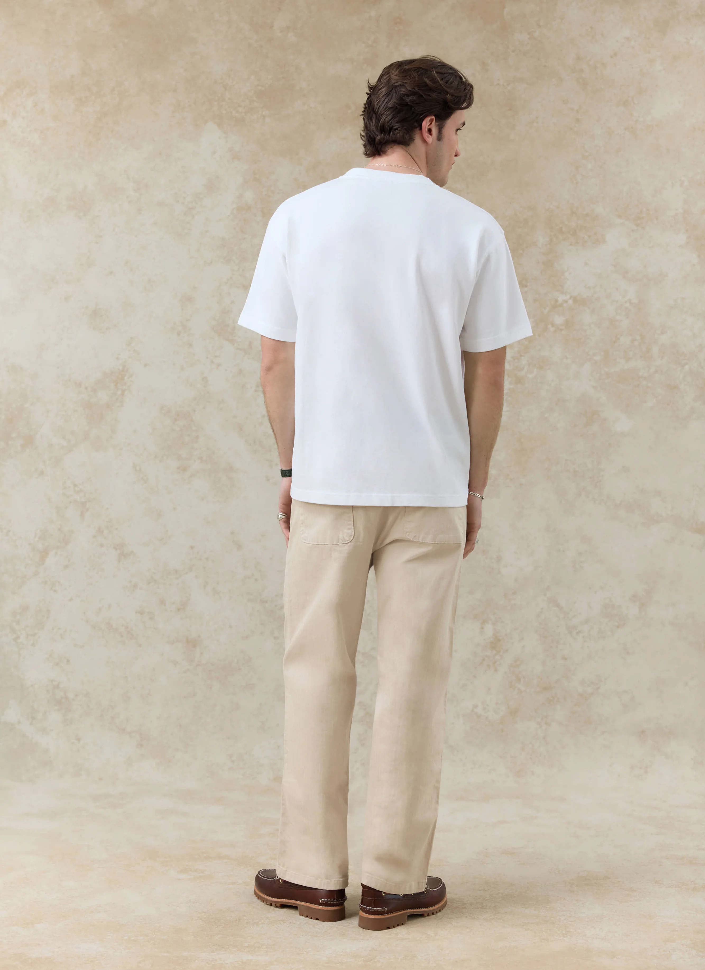 Robinson Embroidered T Shirt | Organic Cotton | White