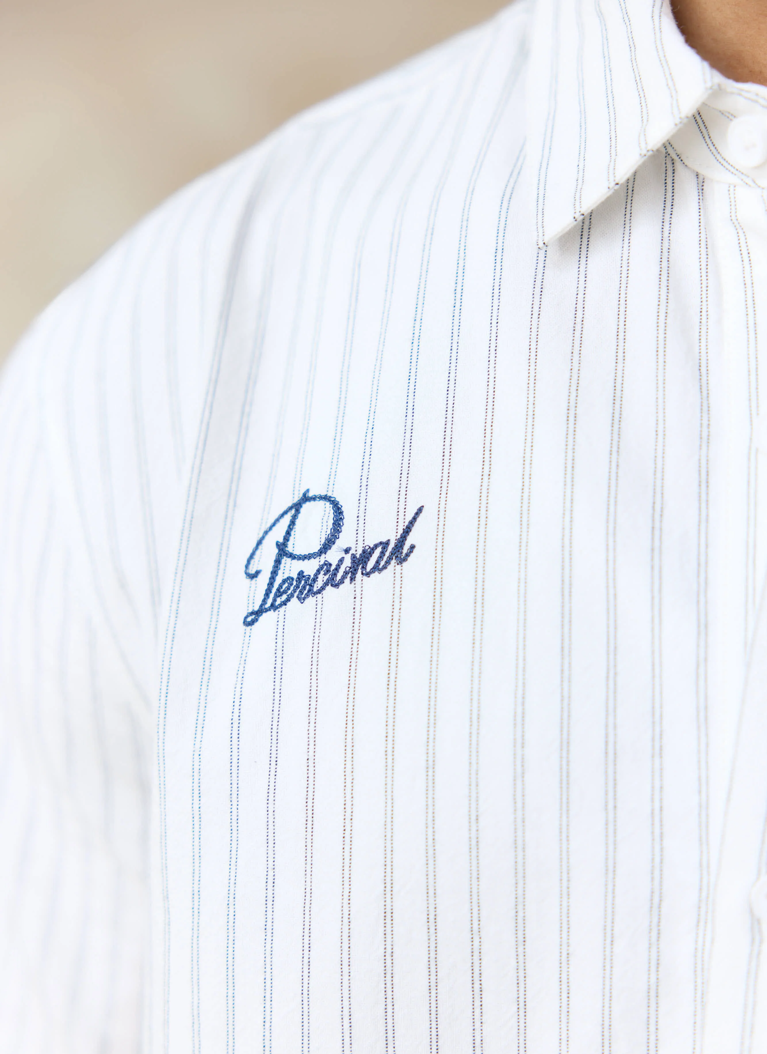 168-lucia-embroidered-shirt-cotton-cream-stripe-7.webp Lucia Embroidered Shirt | Cotton | Cream Stripe