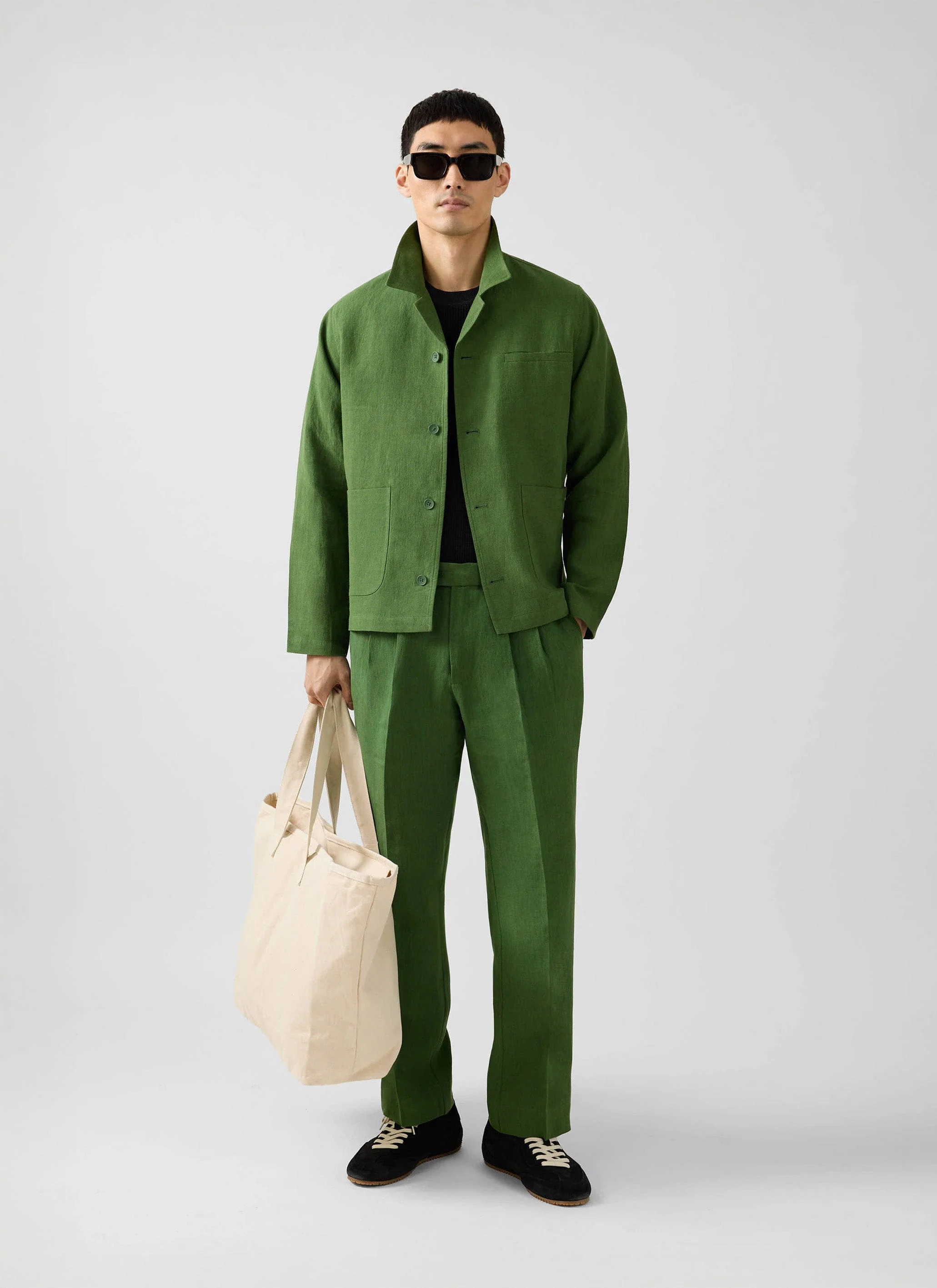 1795-boxy-overshirt-linen-forest-4.webp Boxy Overshirt | Linen | Forest
