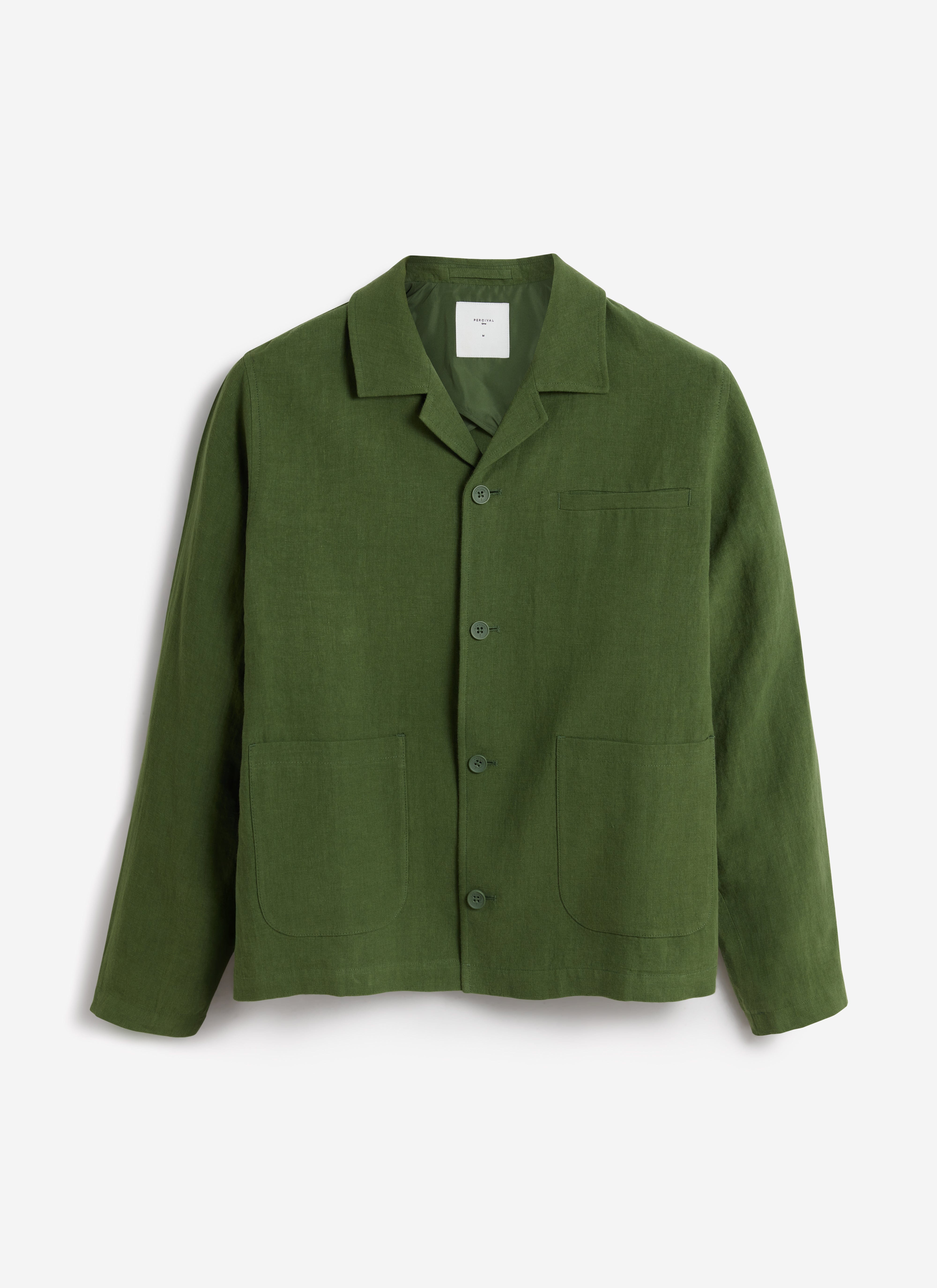 1795-boxy-overshirt-linen-forest-6.jpg Boxy Overshirt | Linen | Forest