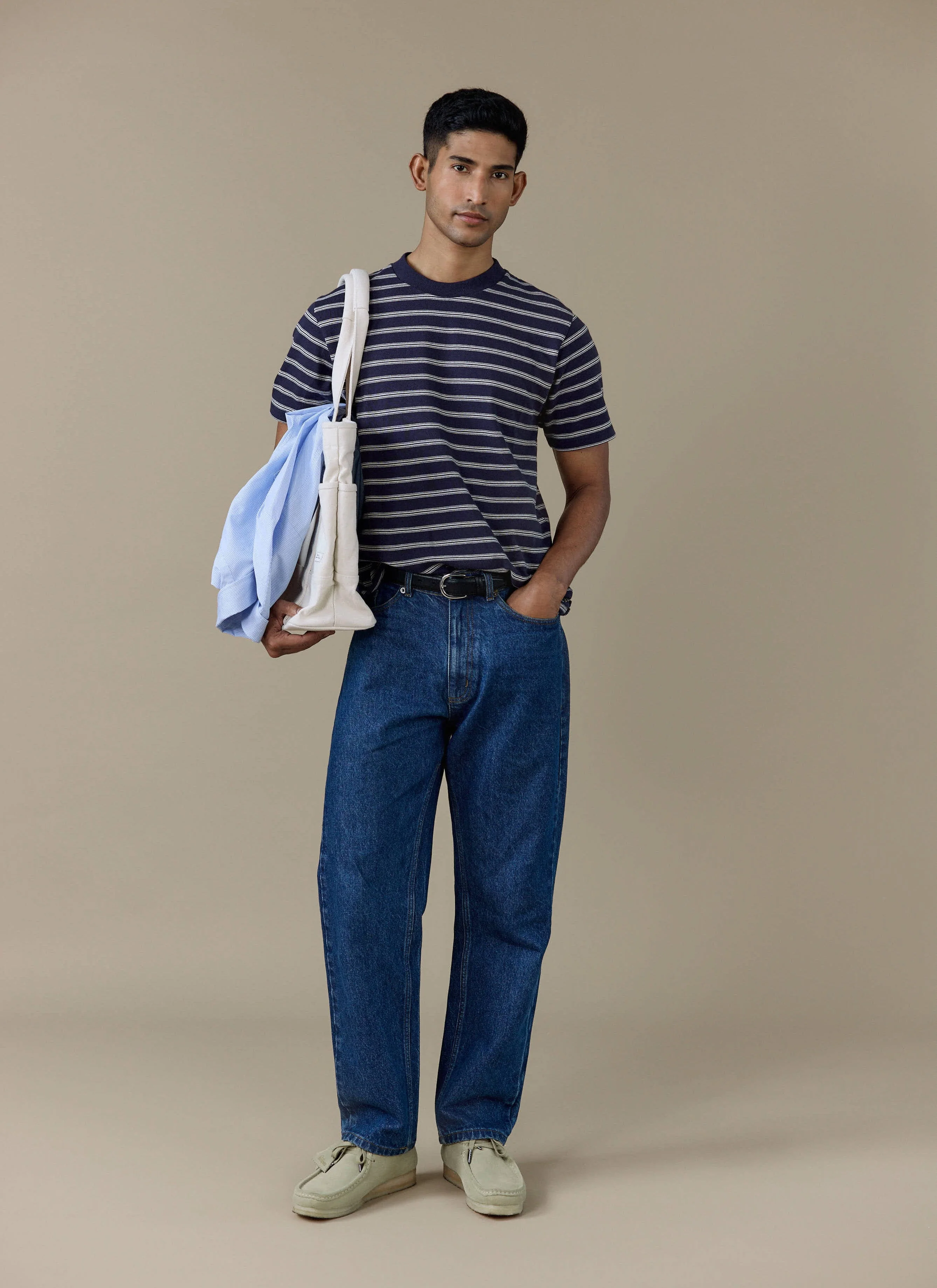 1802-arlo-raw-hem-breton-t-shirt-organic-cotton-navy-stripe-4.webp Arlo Raw Hem Breton T Shirt | Organic Cotton | Navy Stripe