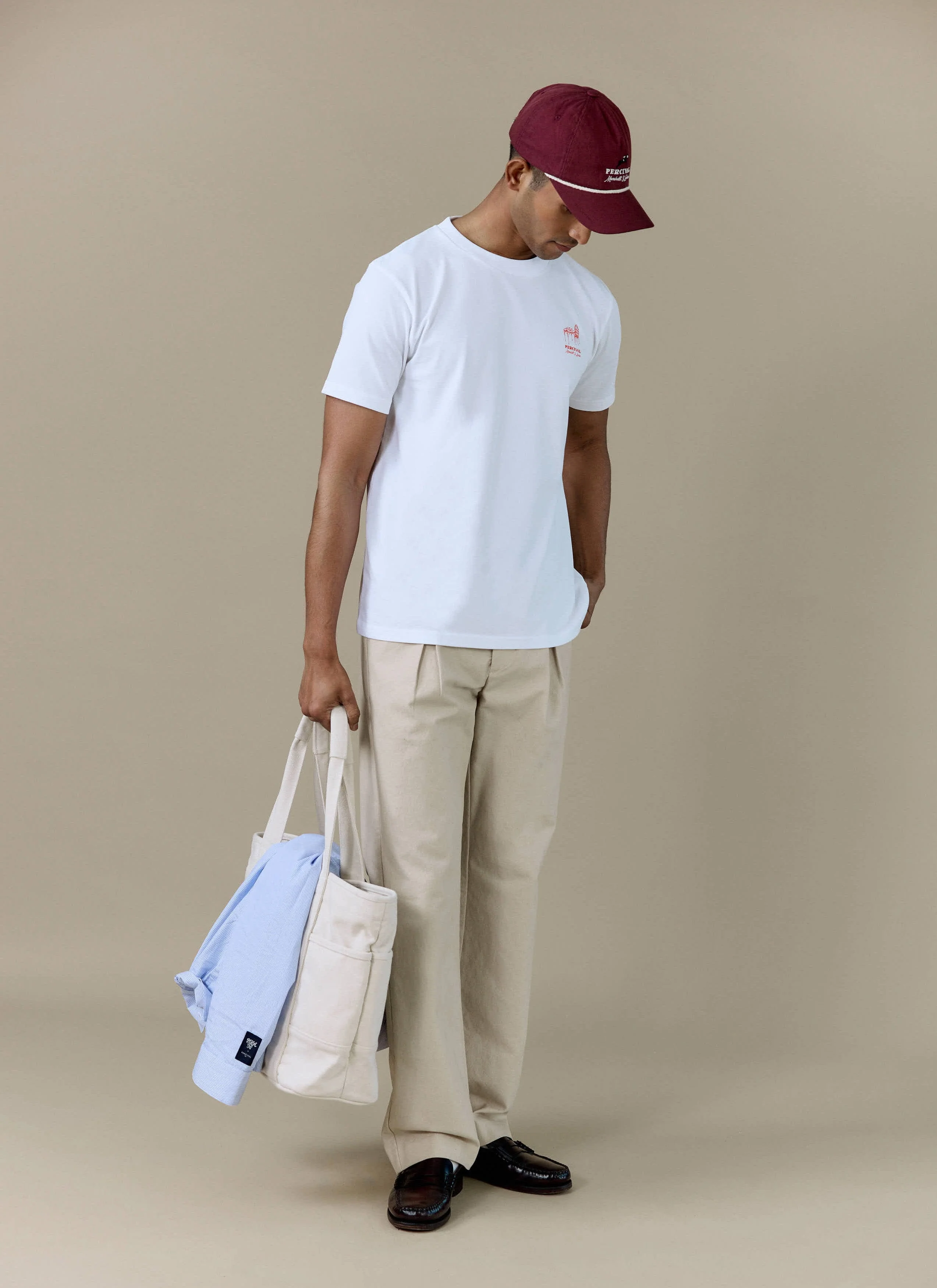 1809-perci-fine-wines-t-shirt-organic-cotton-white-3.webp Perci Fine Wines T Shirt | Organic Cotton | White