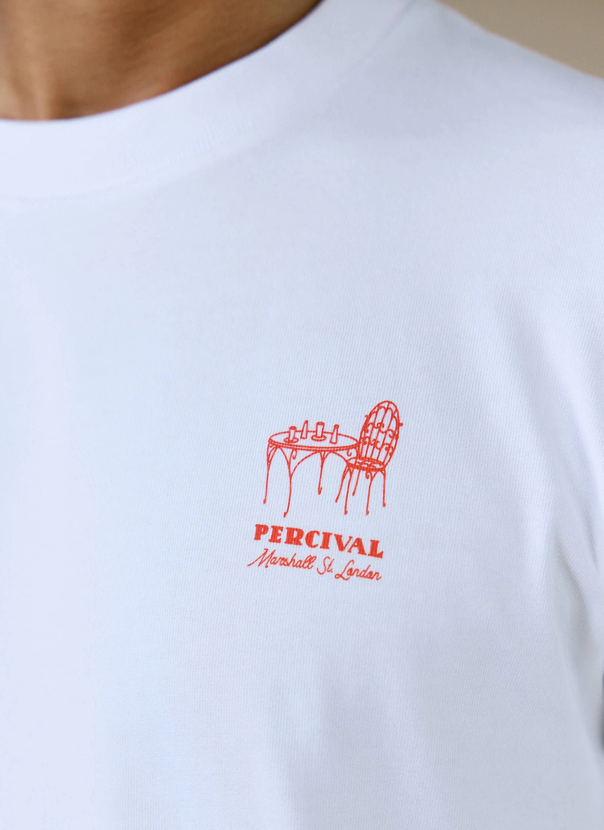 1809-perci-fine-wines-t-shirt-organic-cotton-white-4.webp Perci Fine Wines T Shirt | Organic Cotton | White