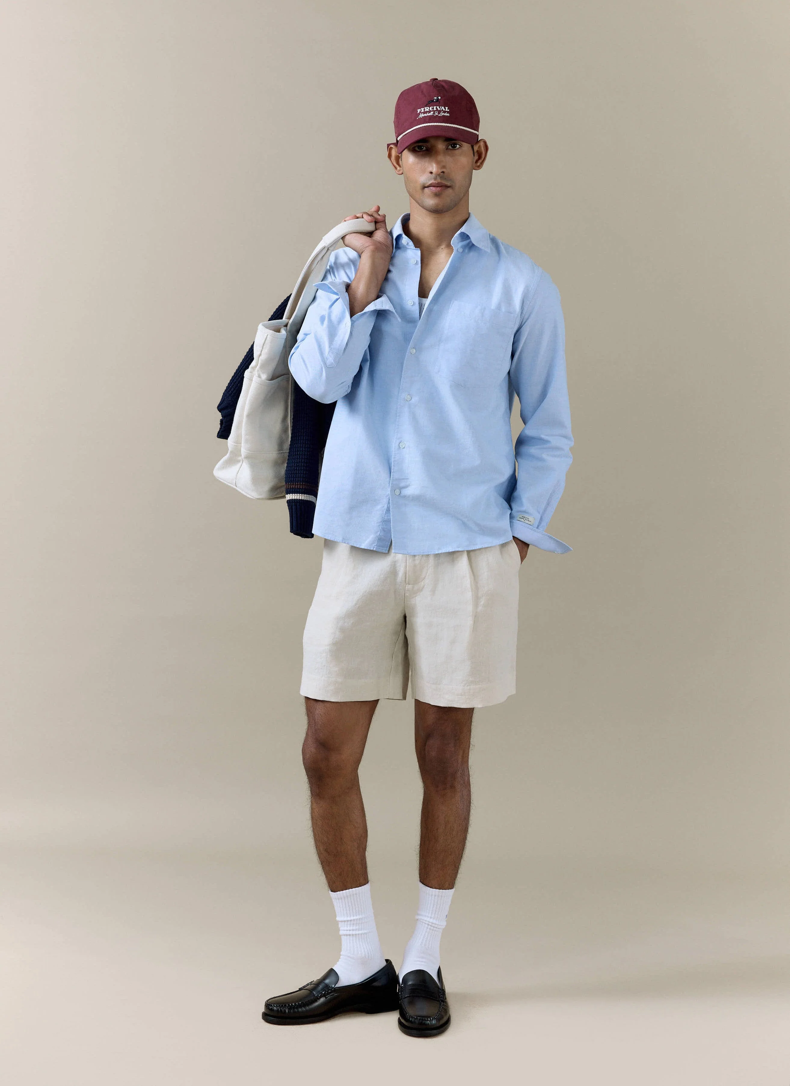 182-pleated-tailored-shorts-linen-cream-2.webp Pleated Tailored Shorts | Linen | Cream