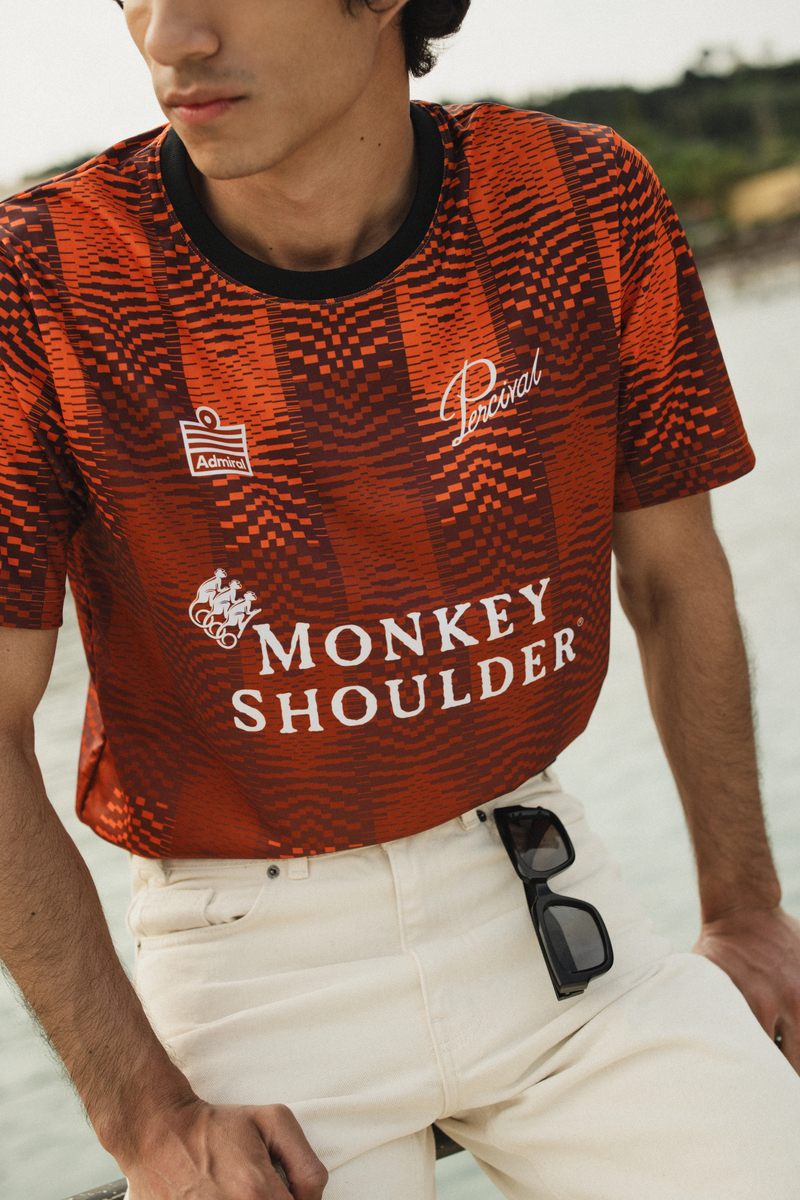 Limited Edition Football Shirt | Percival x Monkey Shoulder | Orange