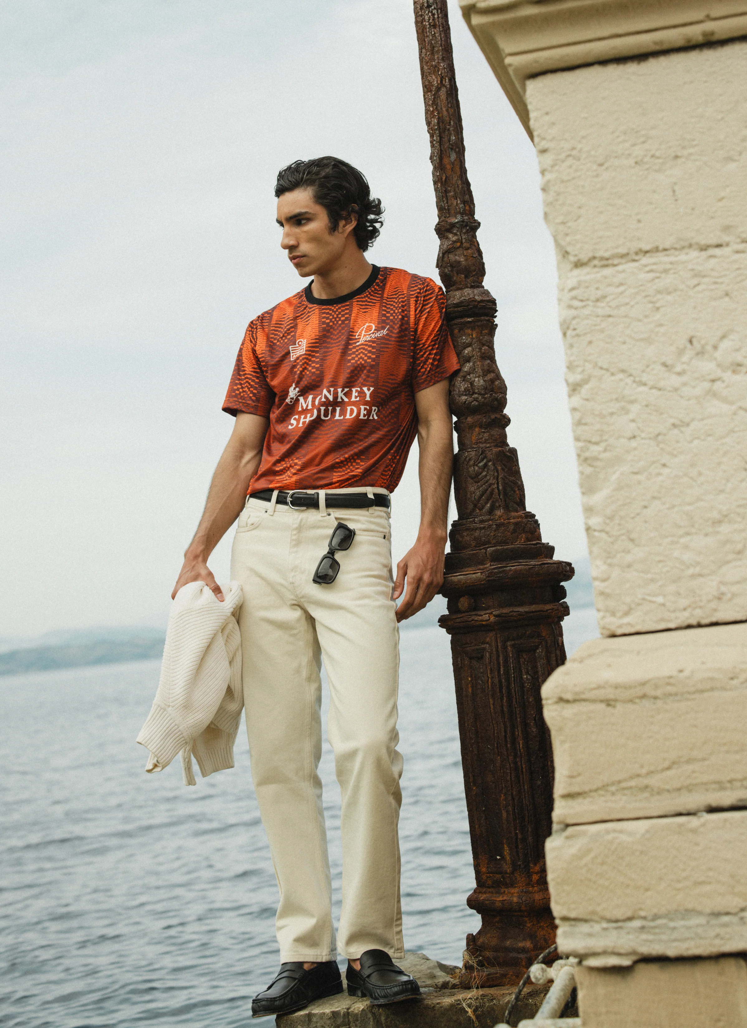 Limited Edition Football Shirt | Percival x Monkey Shoulder | Orange